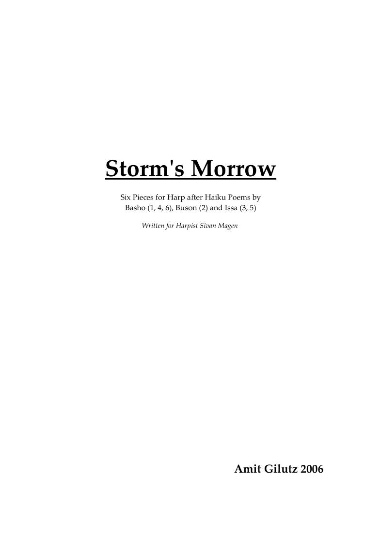 Storm's Morrow