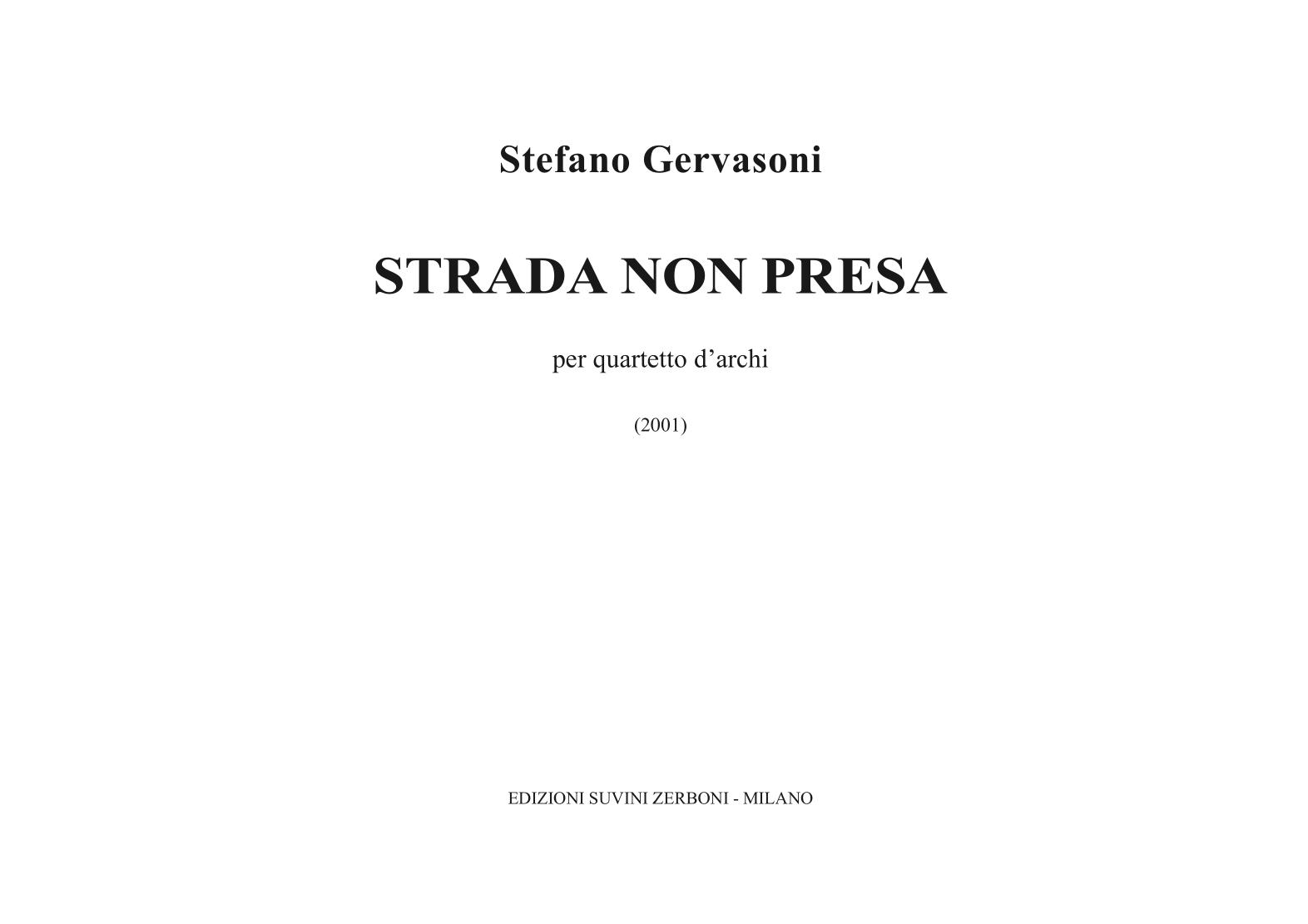 Strada non presa