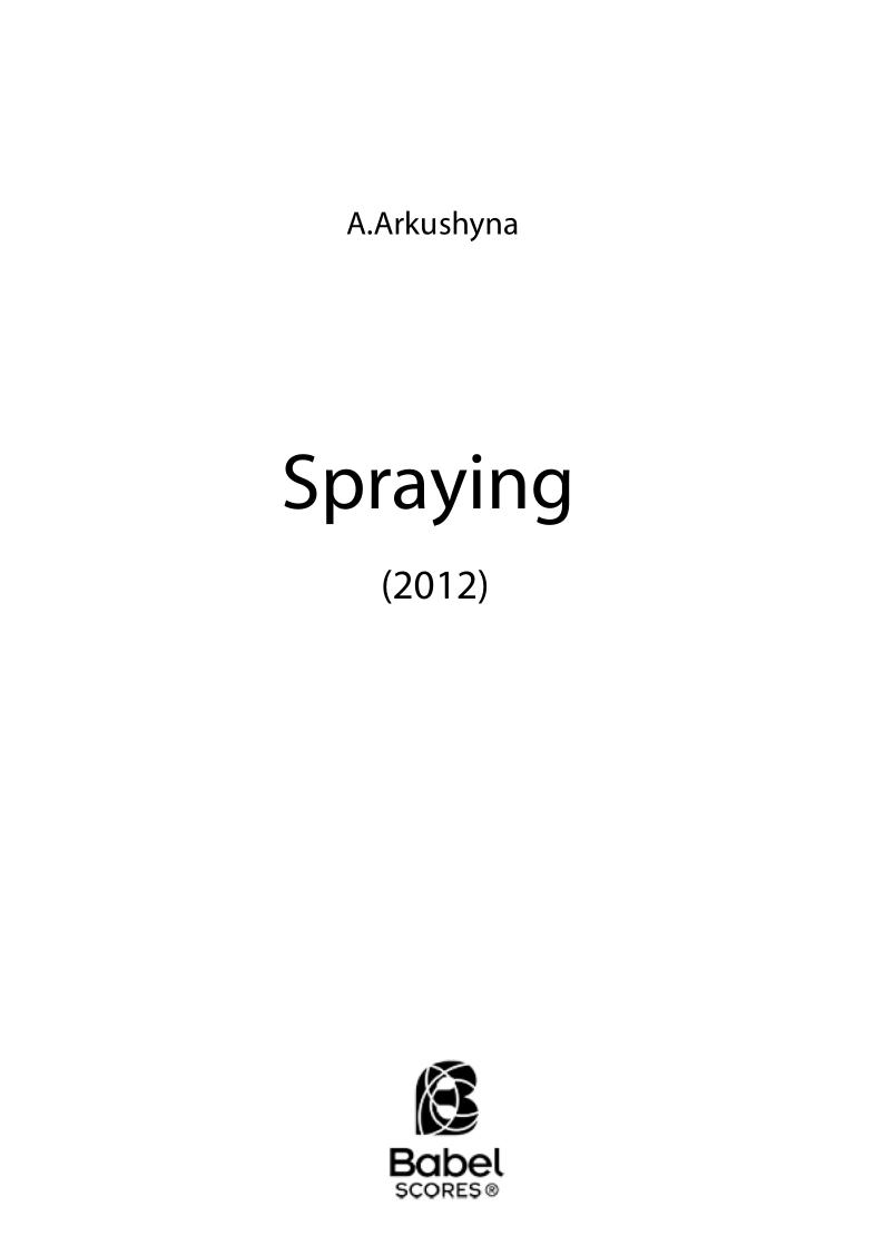 Spraying