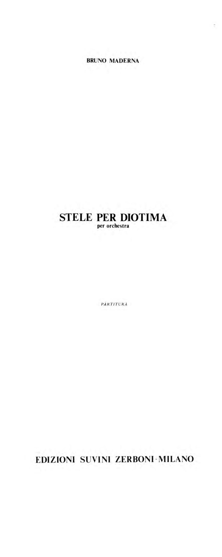 Stele per diotima
