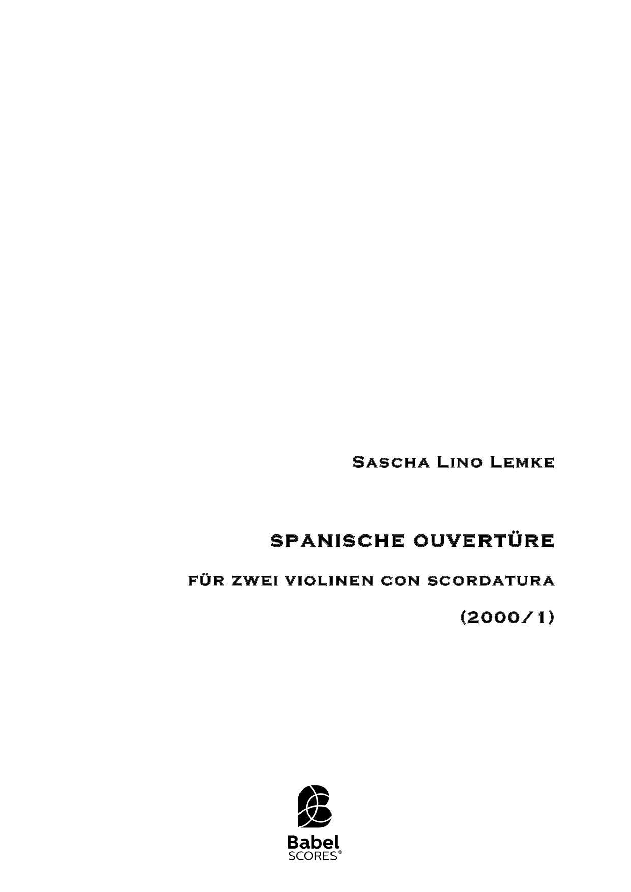 Spanische Ouvertüre