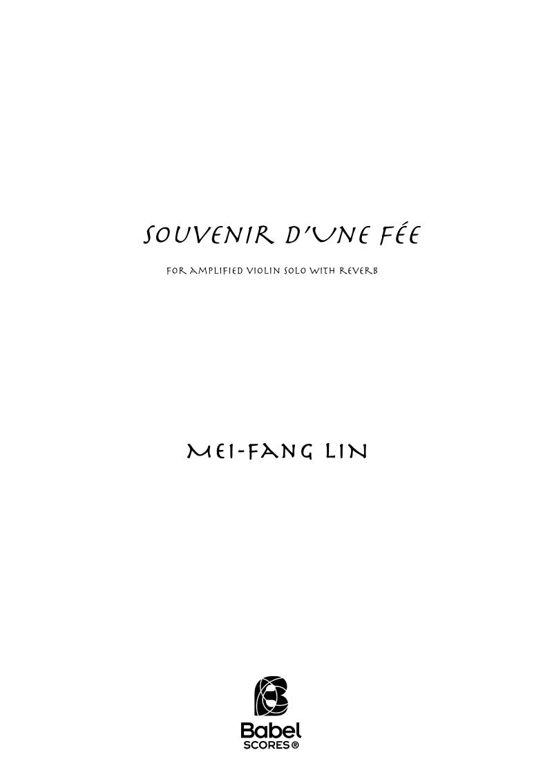 Souvenir d'une fée