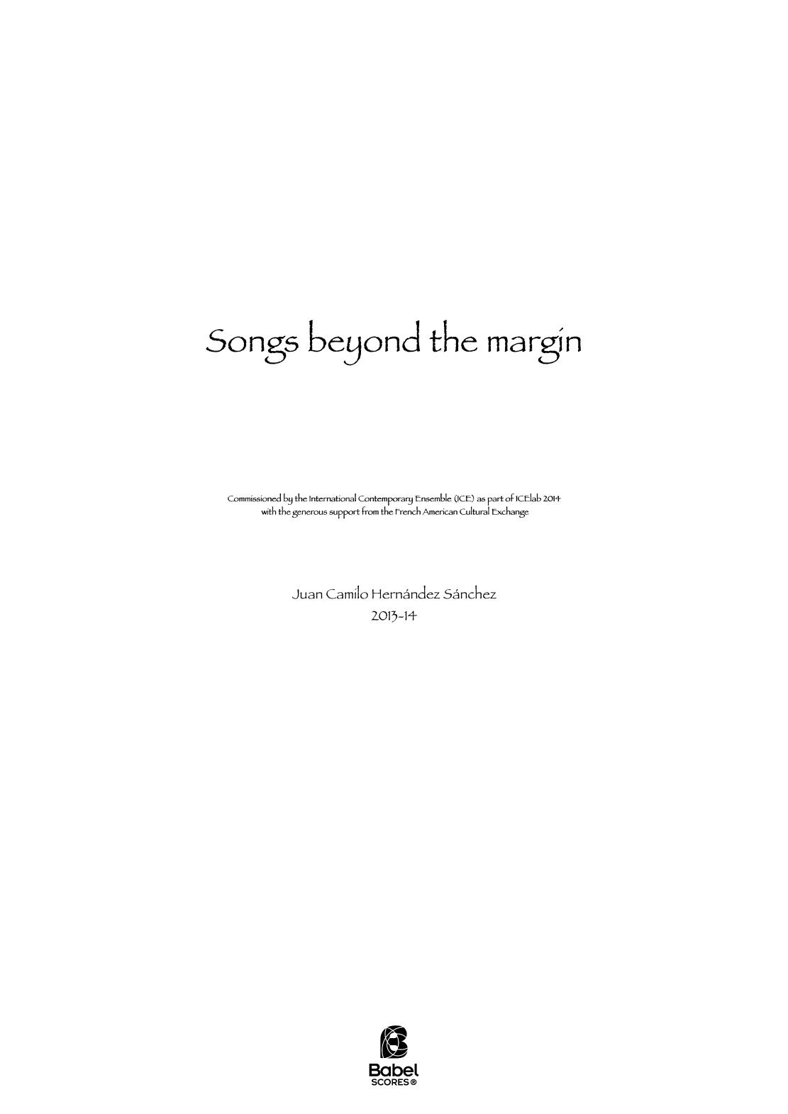 Songs beyond the margin