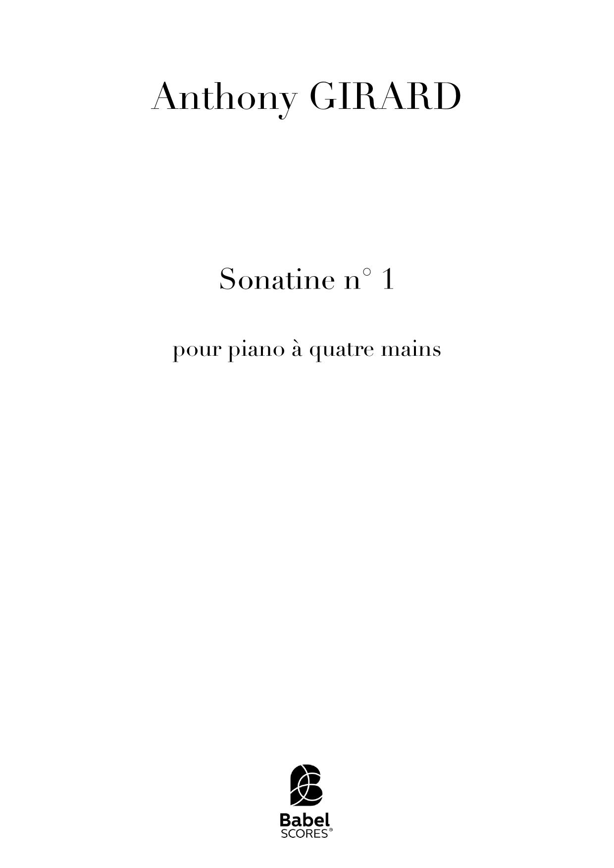 Sonatine n°1