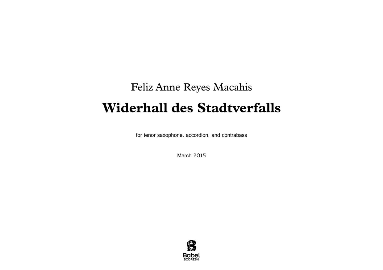 Widerhall des Stadtverfalls