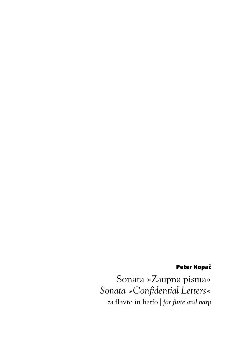 Sonata »Confidential Letters«