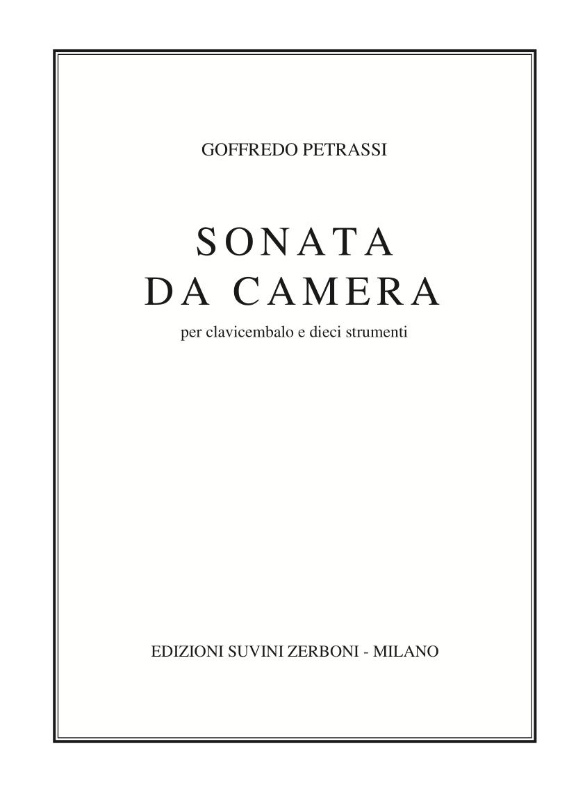 Sonata da camera