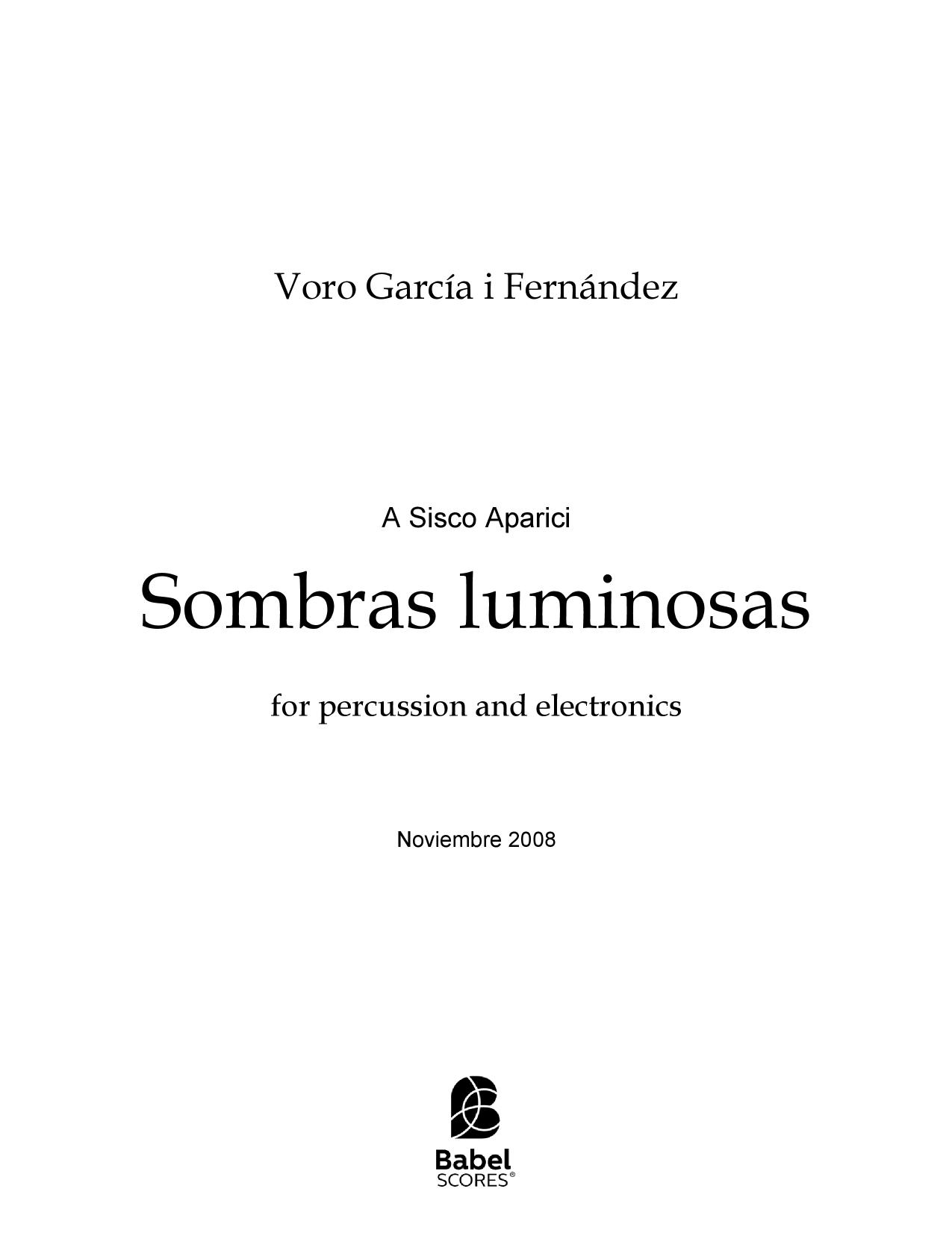 Sombras luminosas