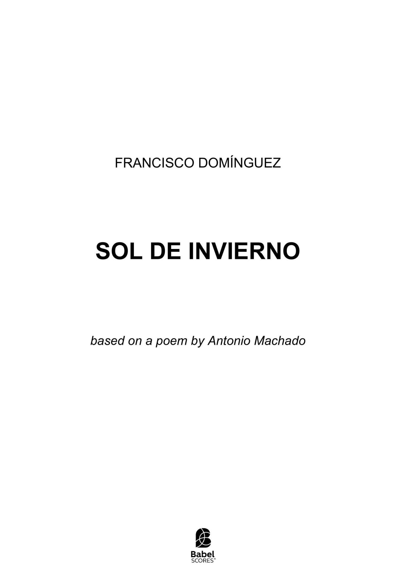 SOL DE INVIERNO