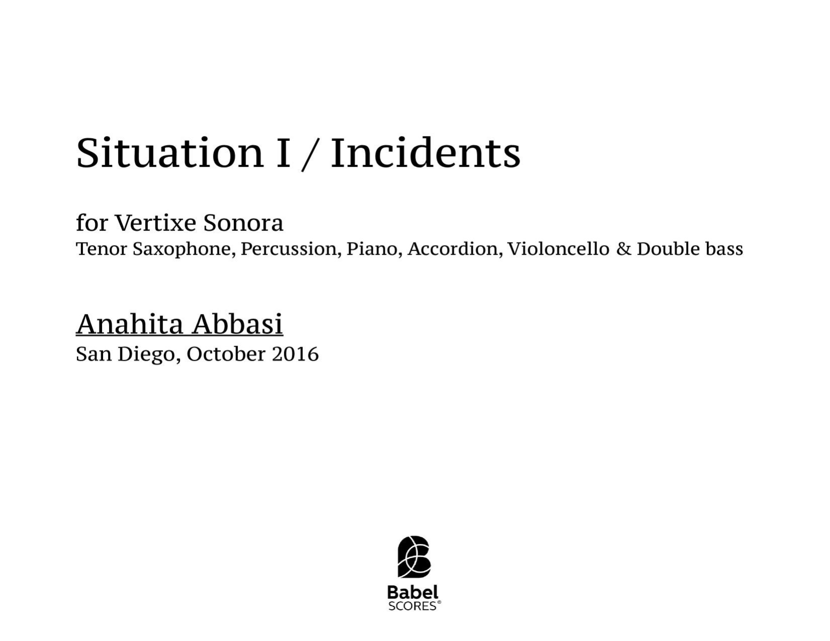 Situation I