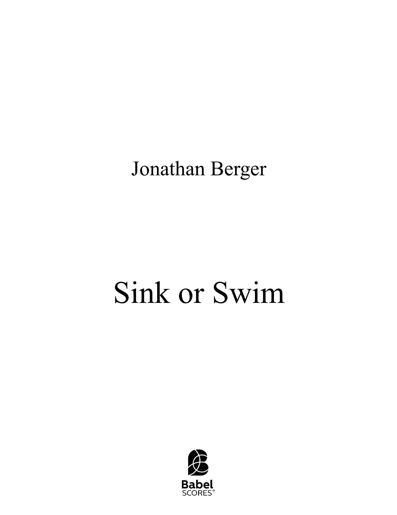 Sink or Swim