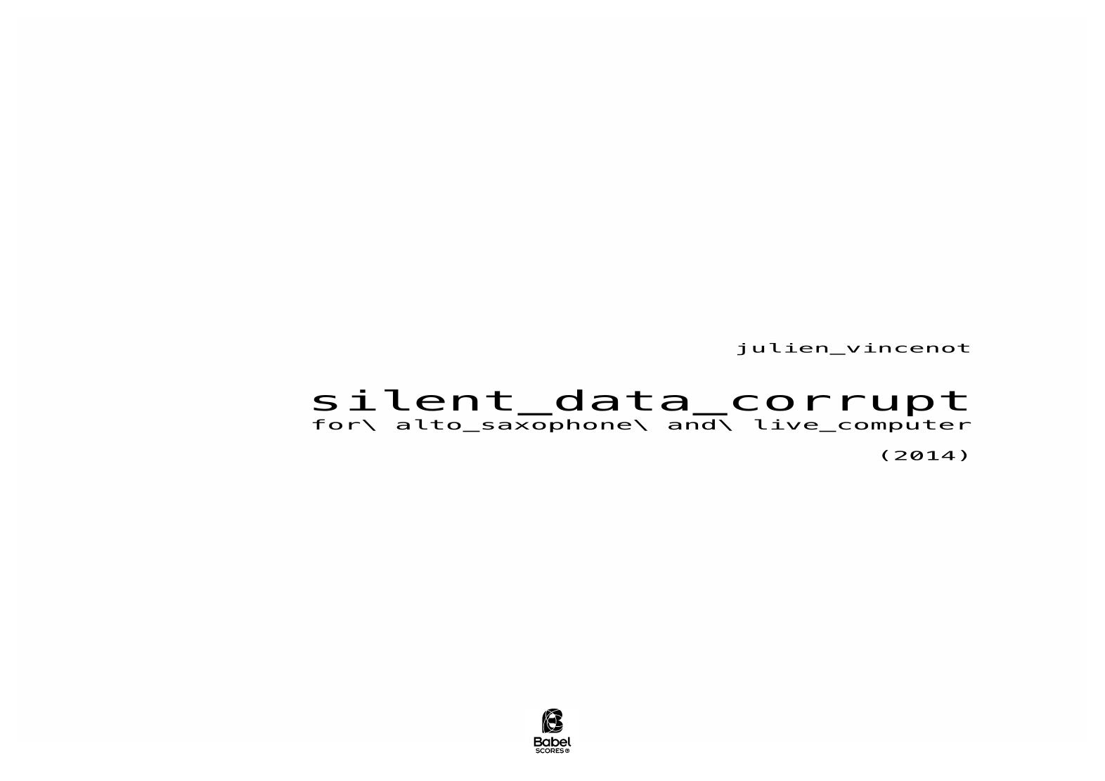 silent data corrupt