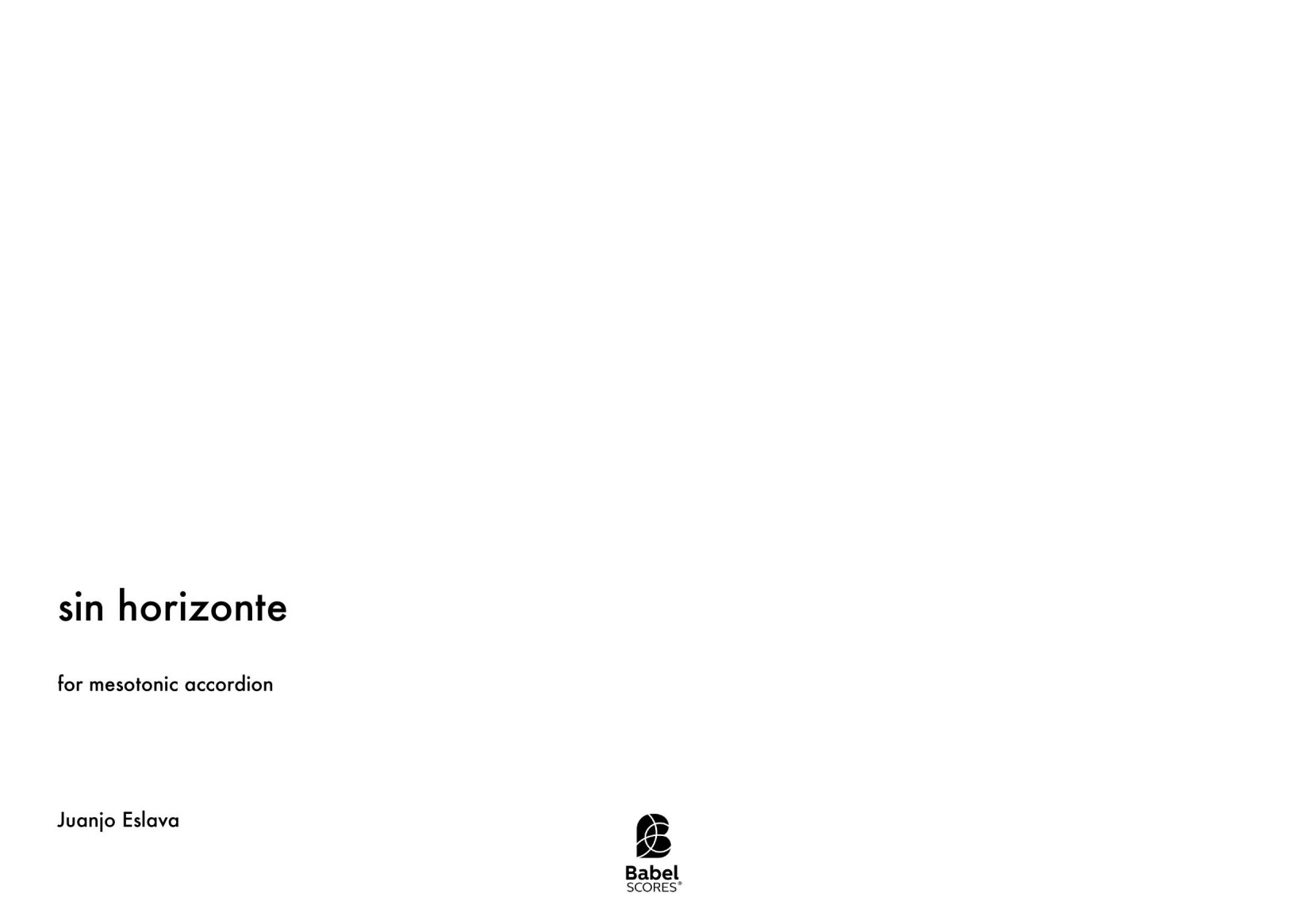Sin horizonte