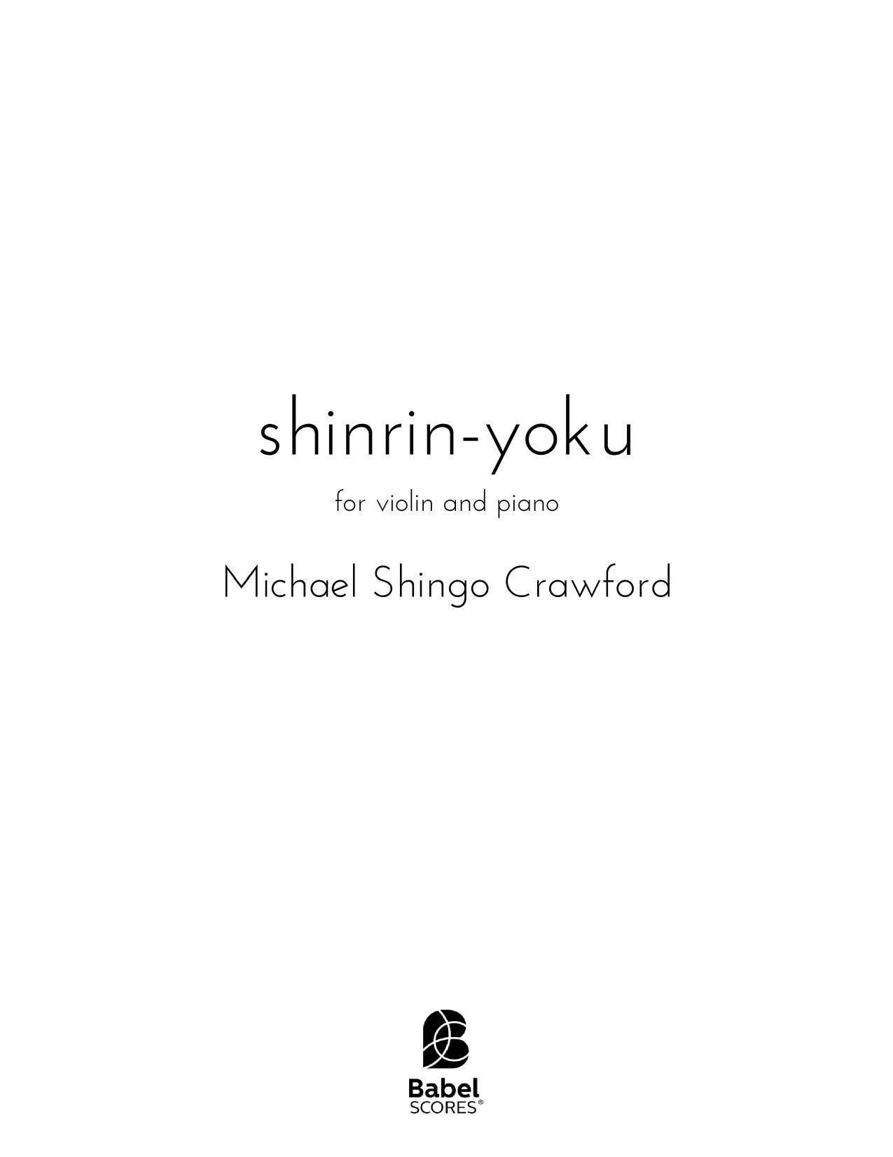 shinrin-yoku