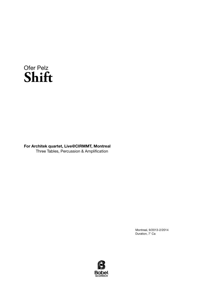 Shift
