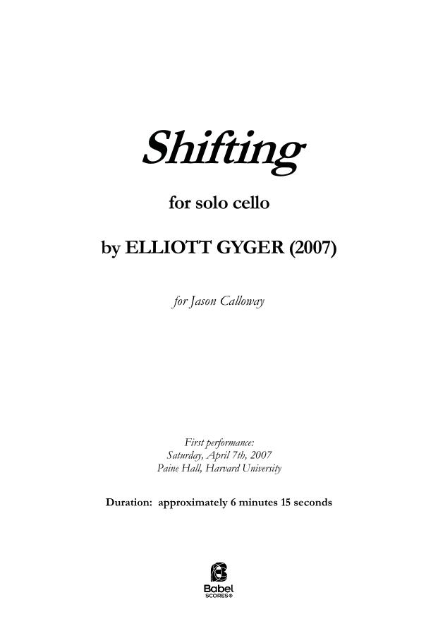 Shifting