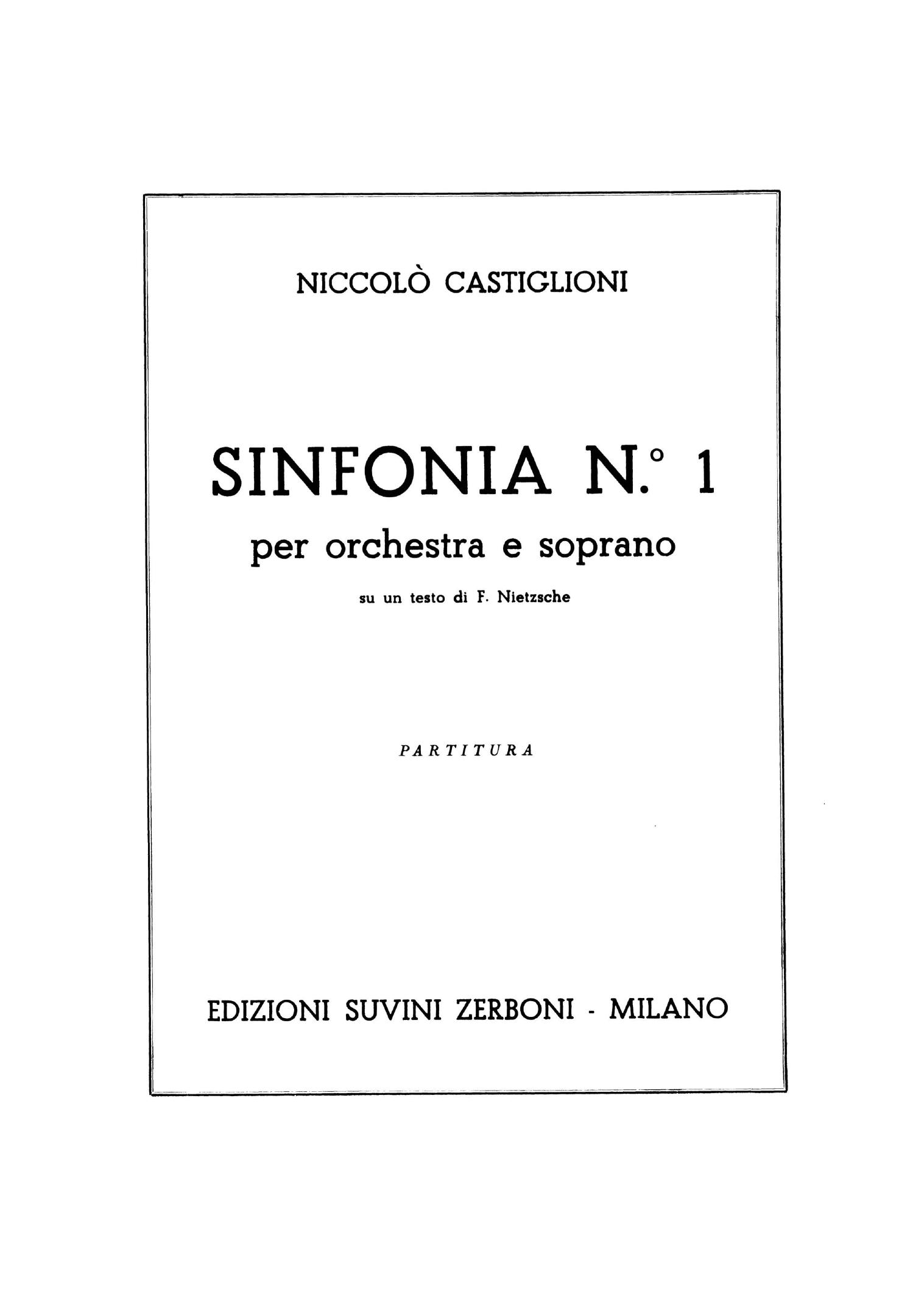 SINFONIA N. 1