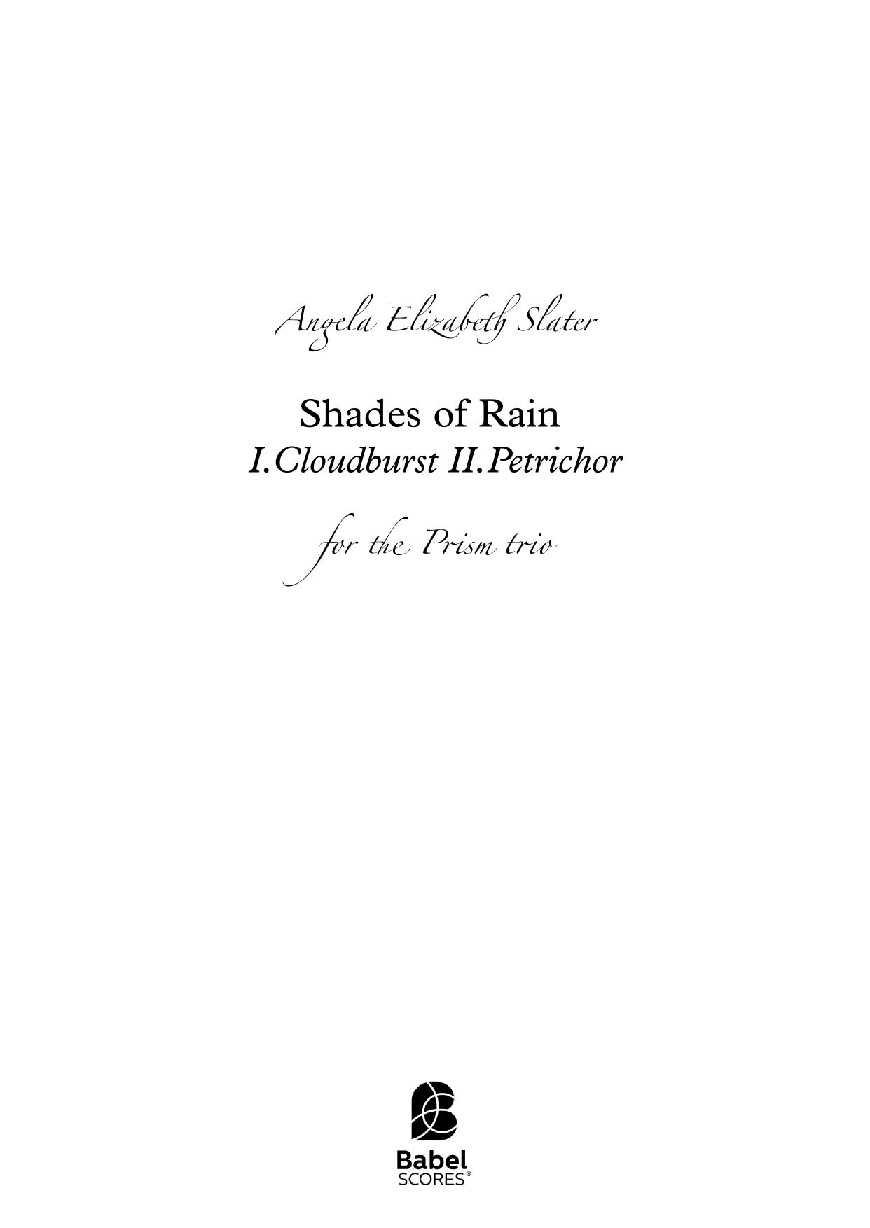 Shades of Rain