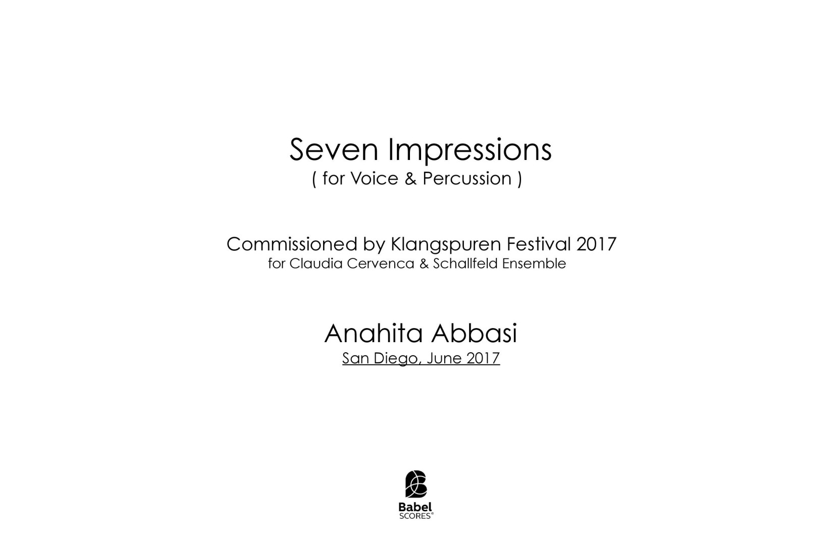 Seven Impressions