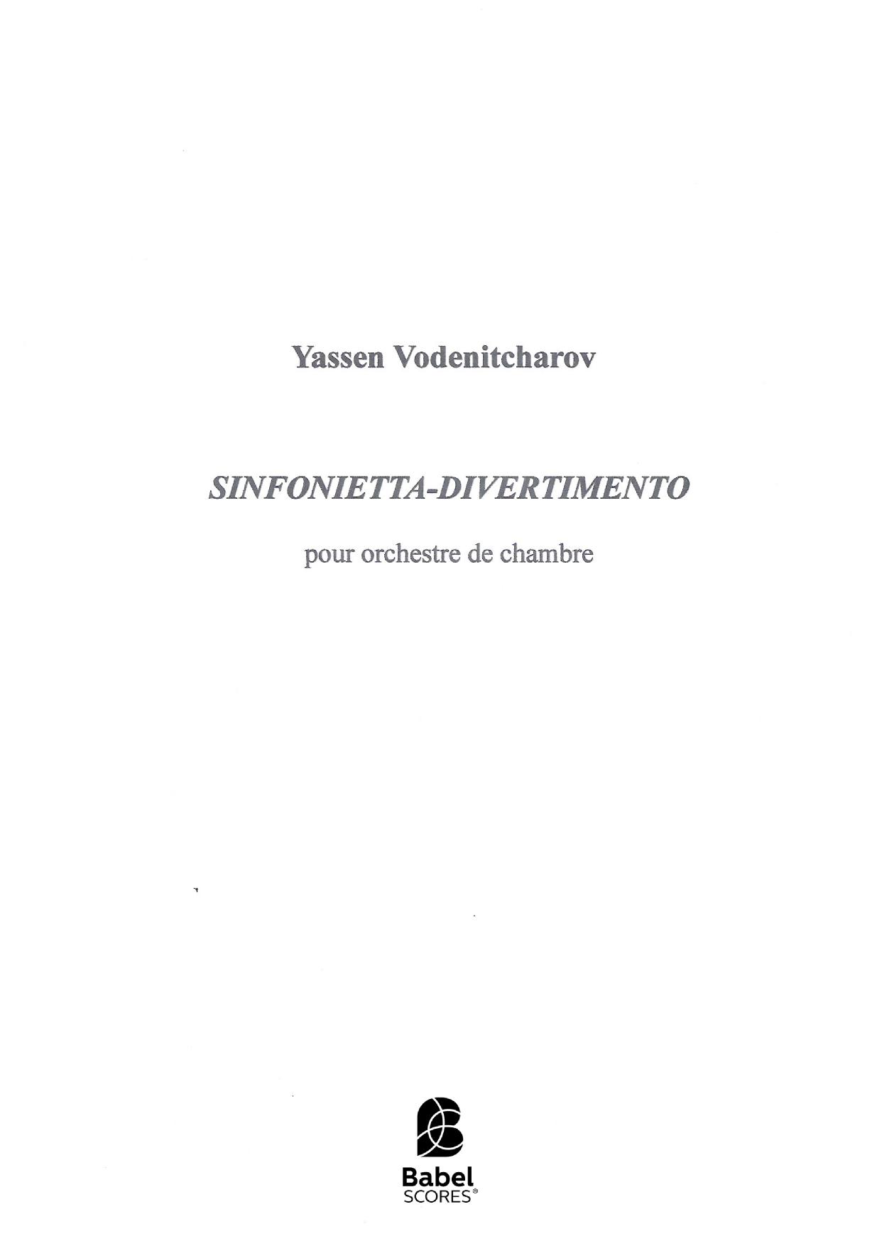 SINFONIETTA-DIVERTIMENTO
