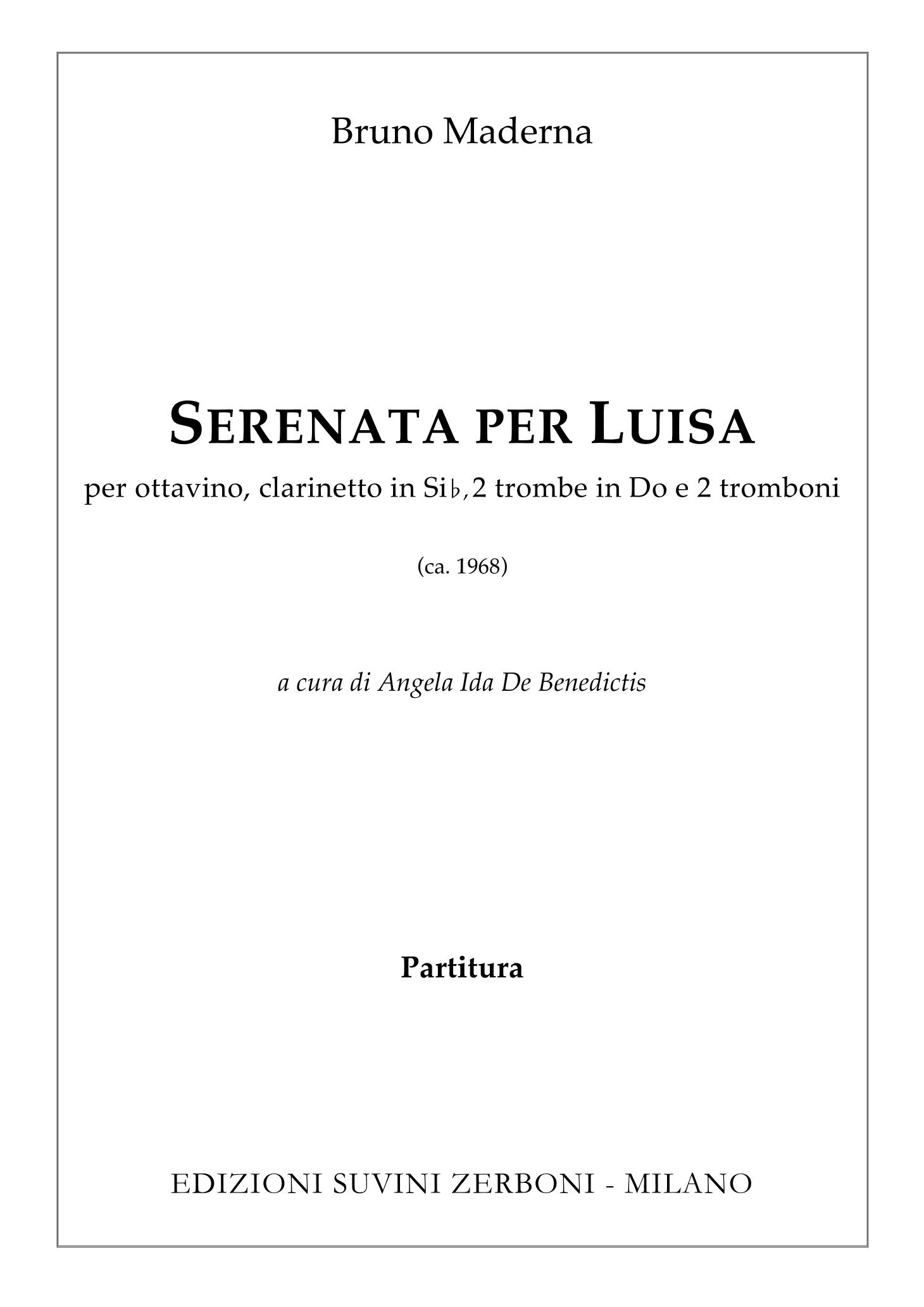 Serenata per Luisa