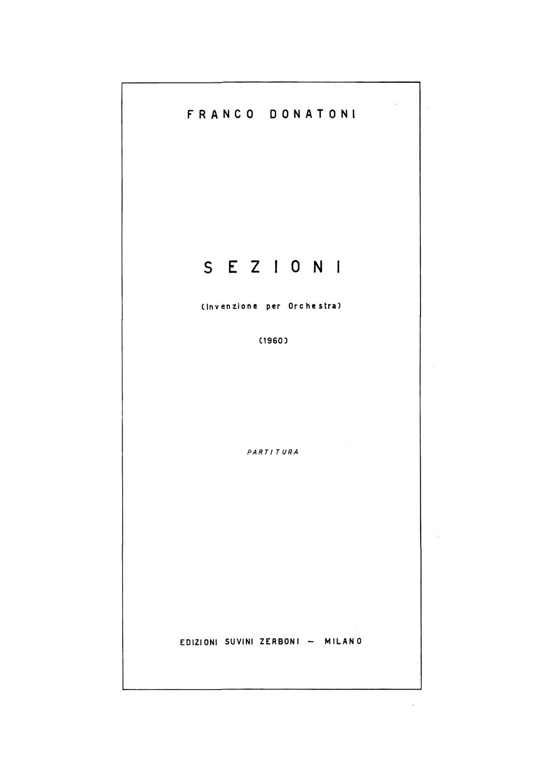 Sezioni