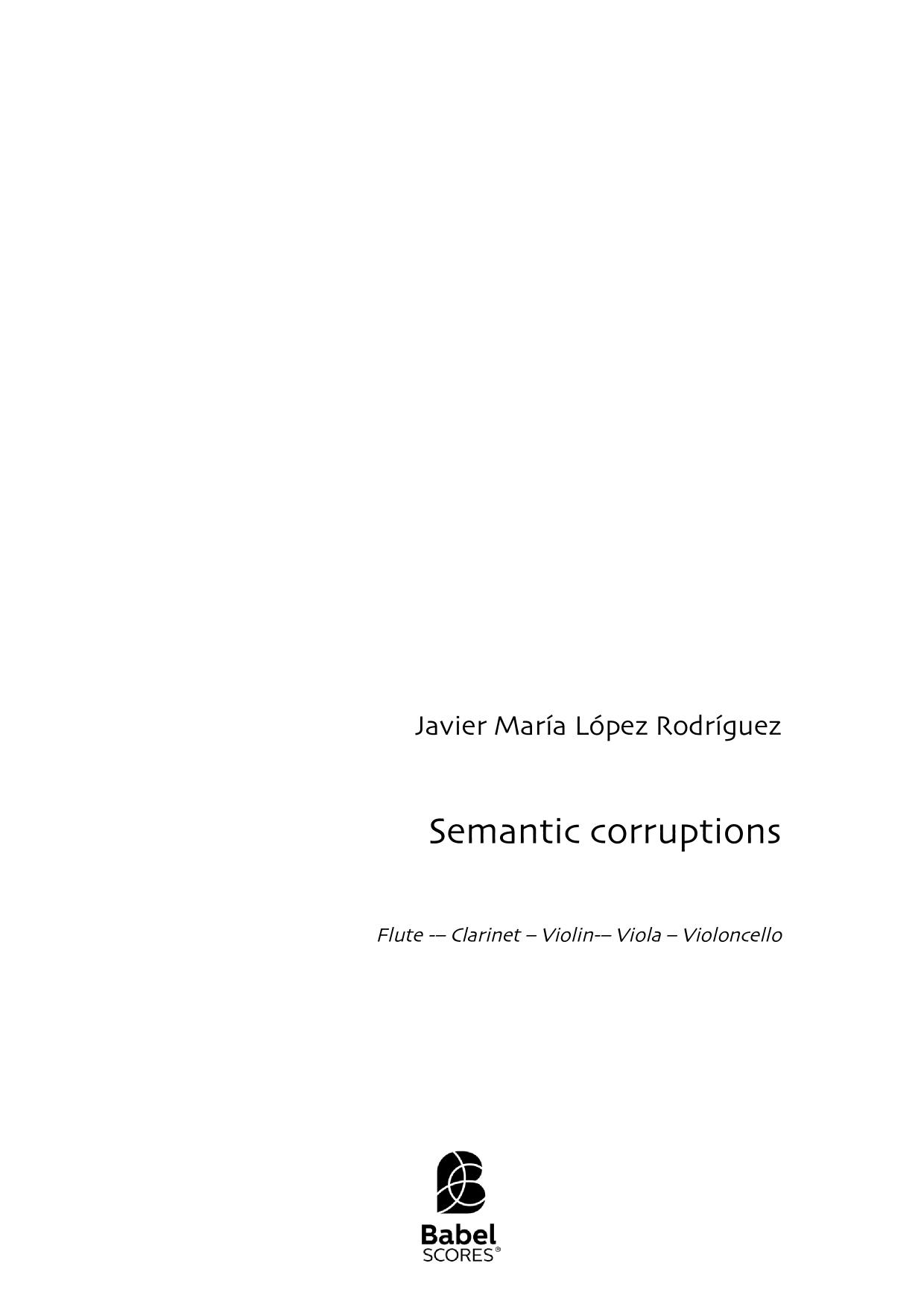 Semantic corruptions