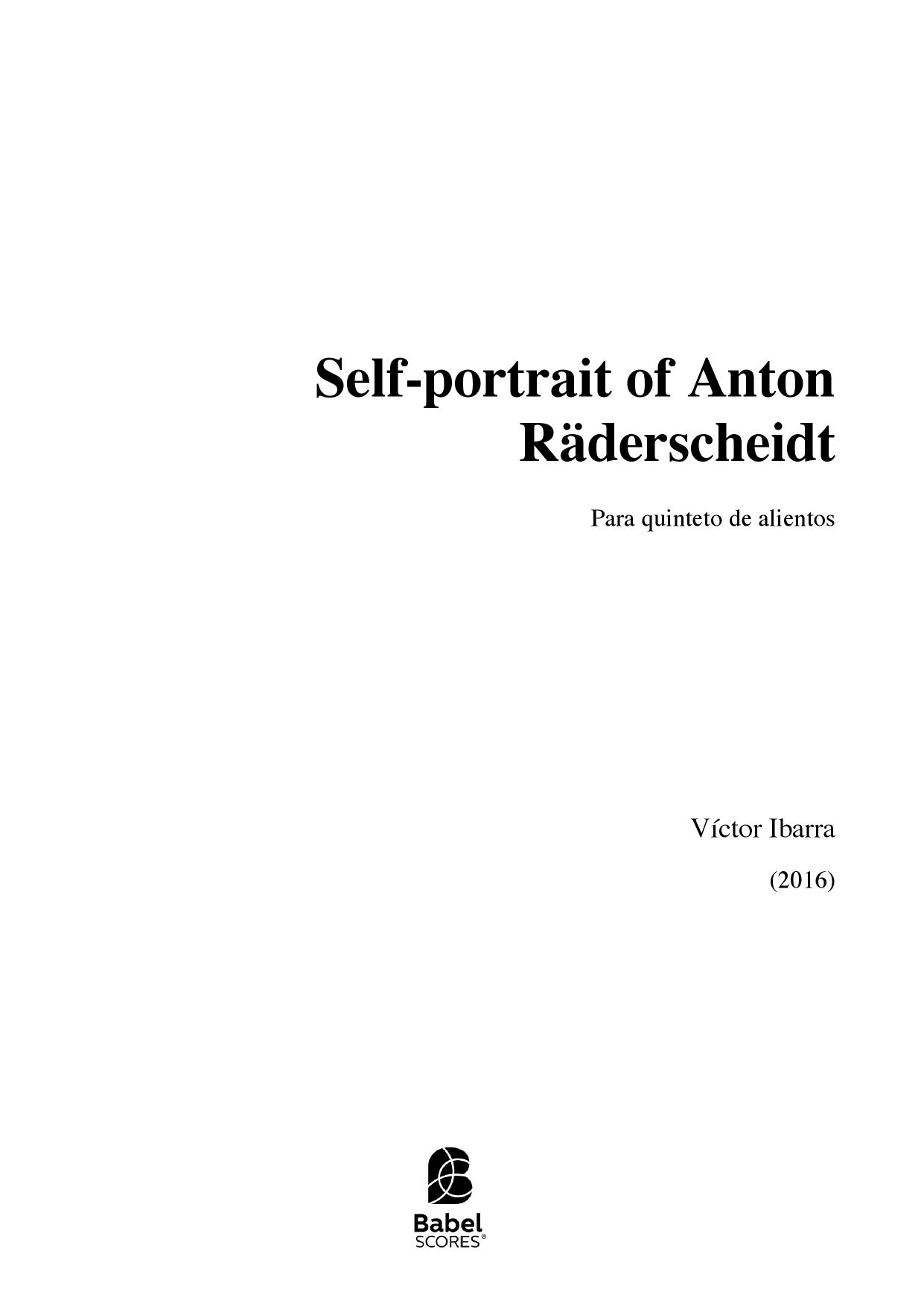 Self-portrait of Anton Räderscheidt