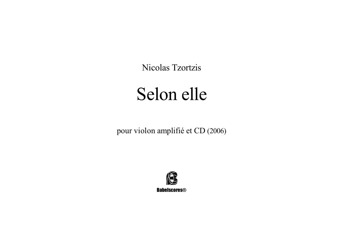Selon Elle