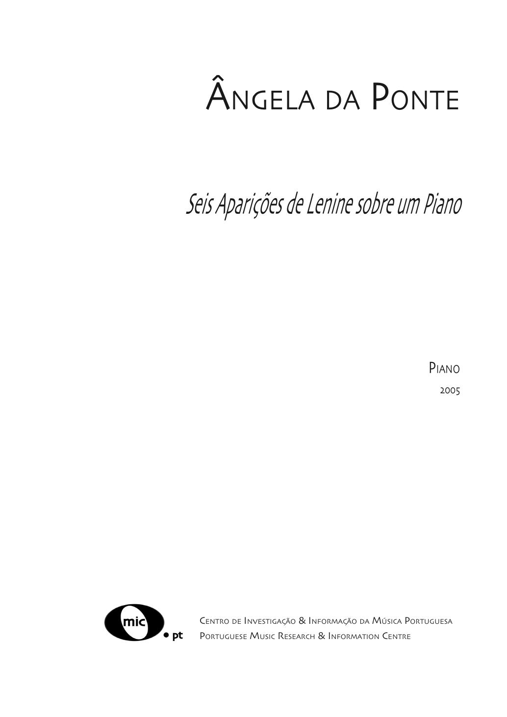 Seis Apariçoes de Lenine sobre um Piano