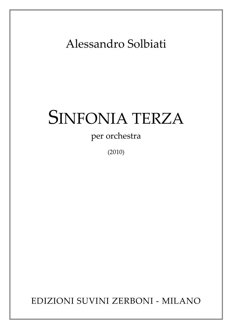 SINFONIA TERZA