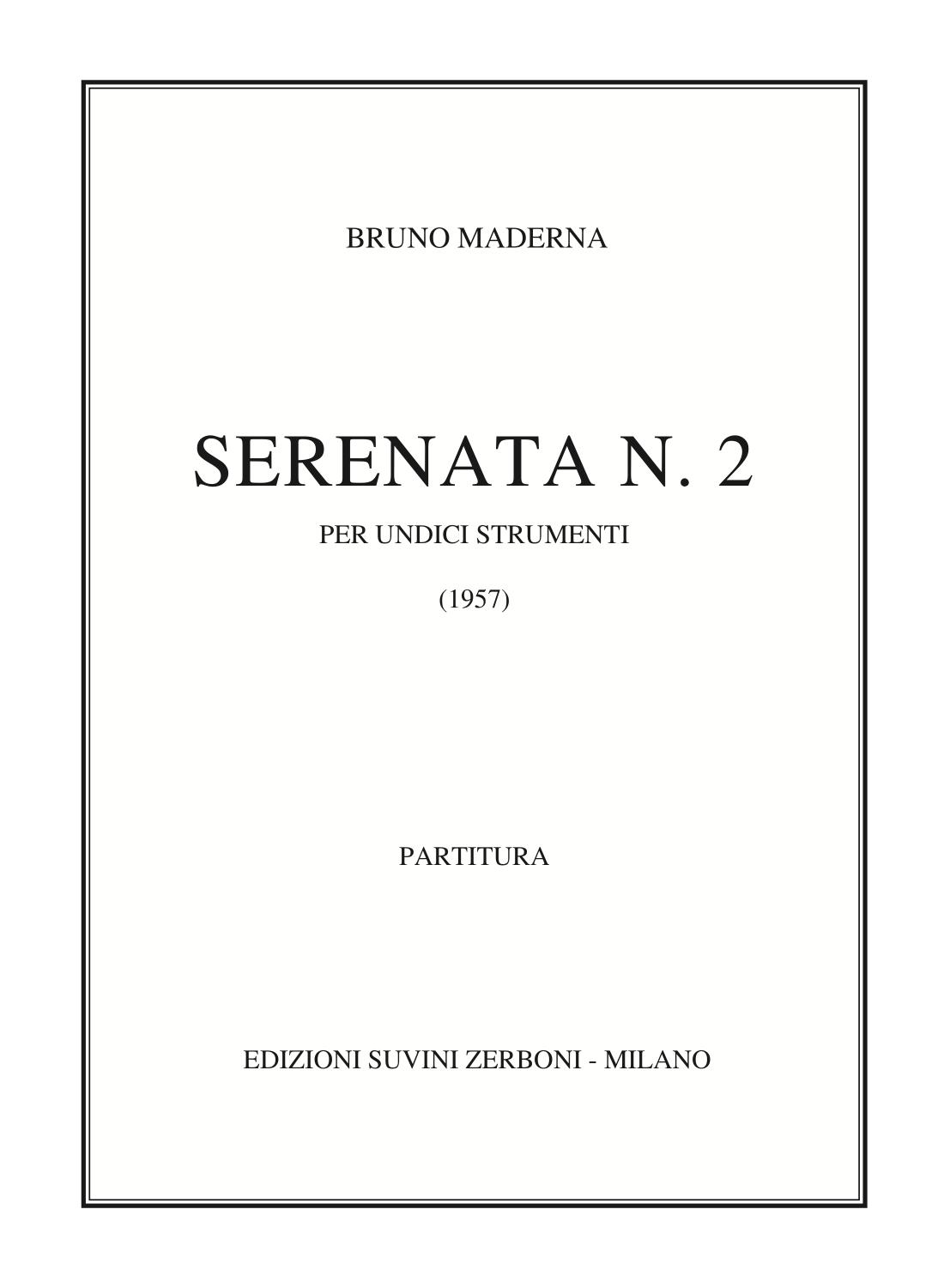 Serenata n. 2