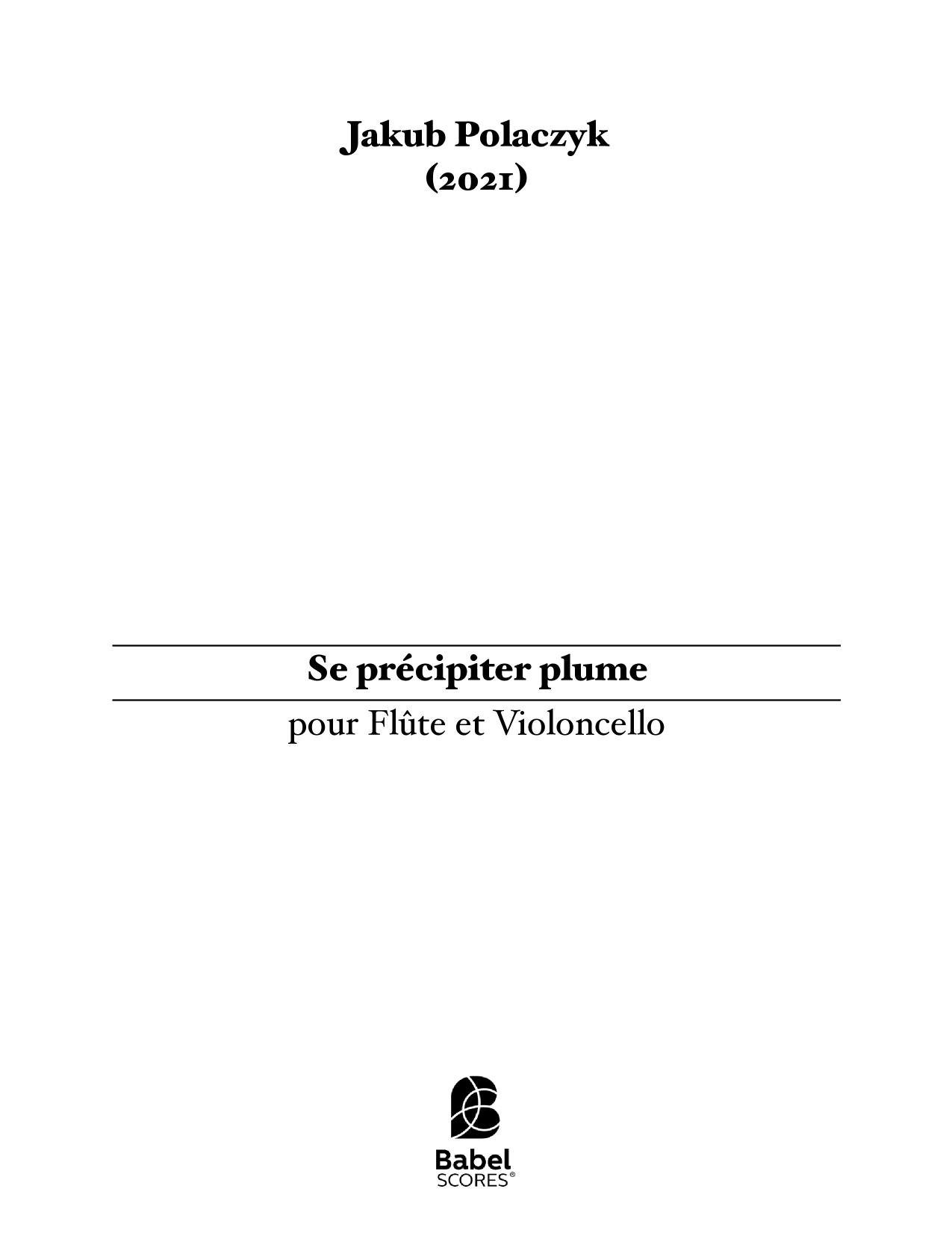 Se précipiter plume