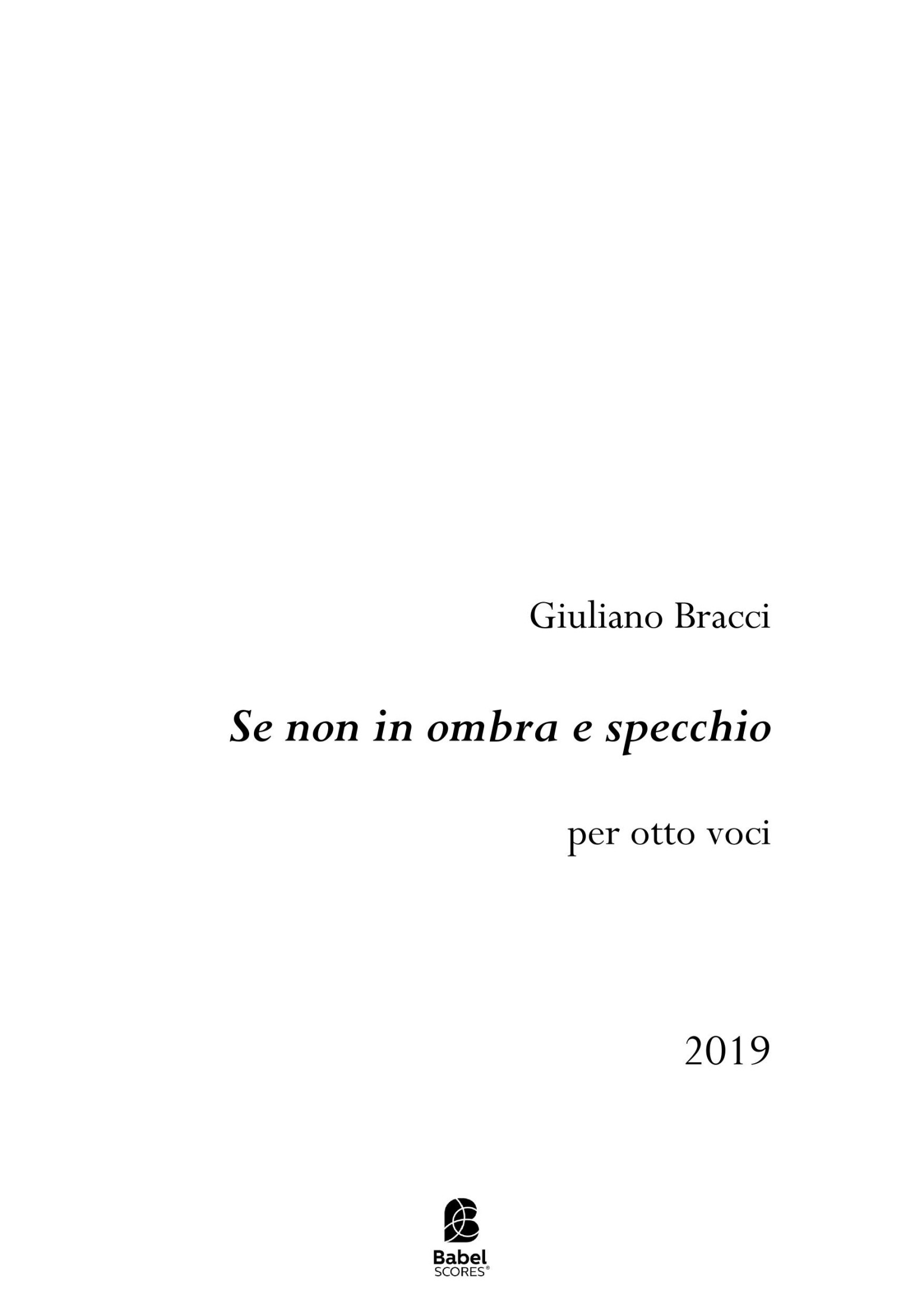 Se non in ombra e specchio