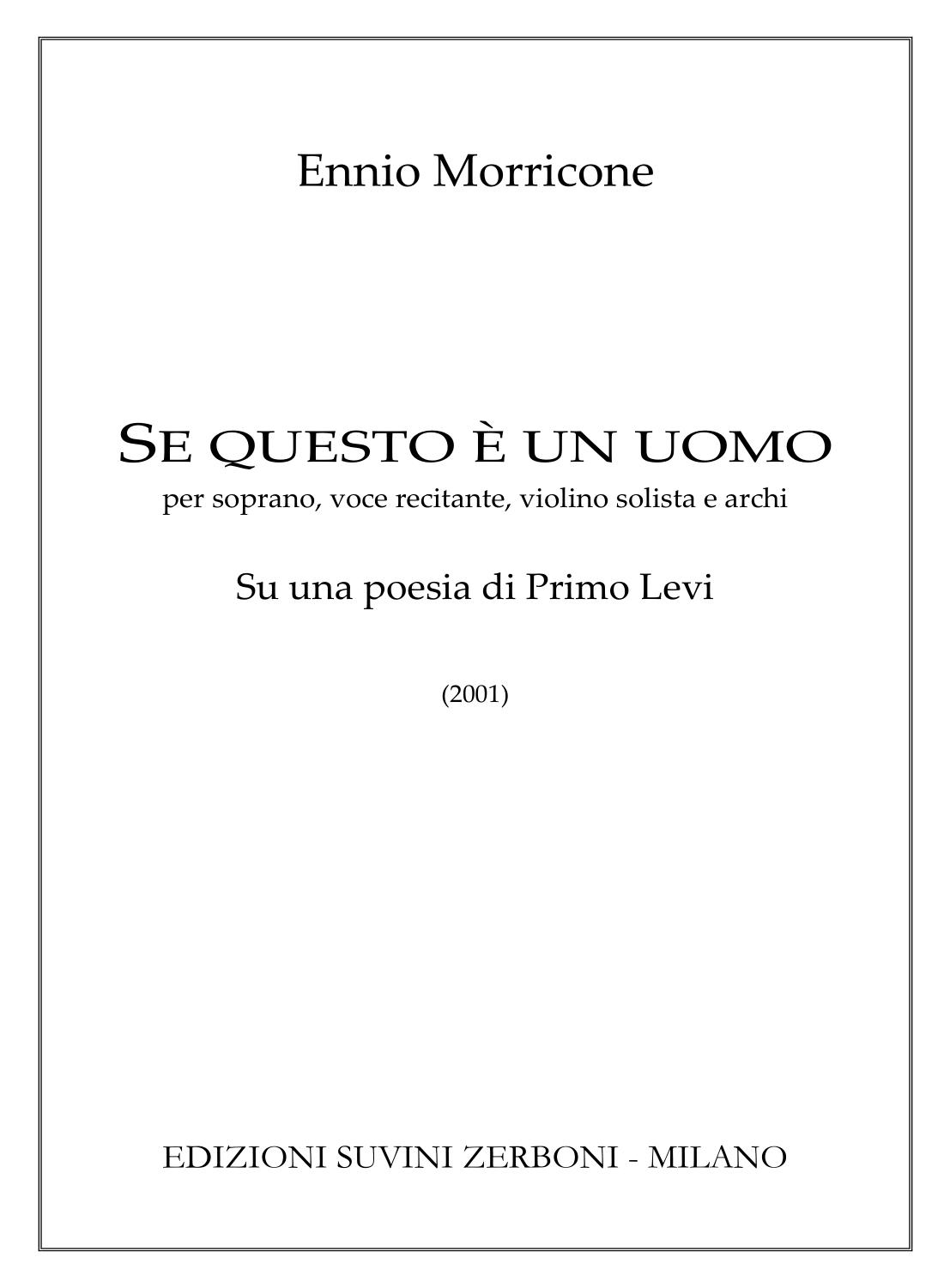 Se questo è un uomo