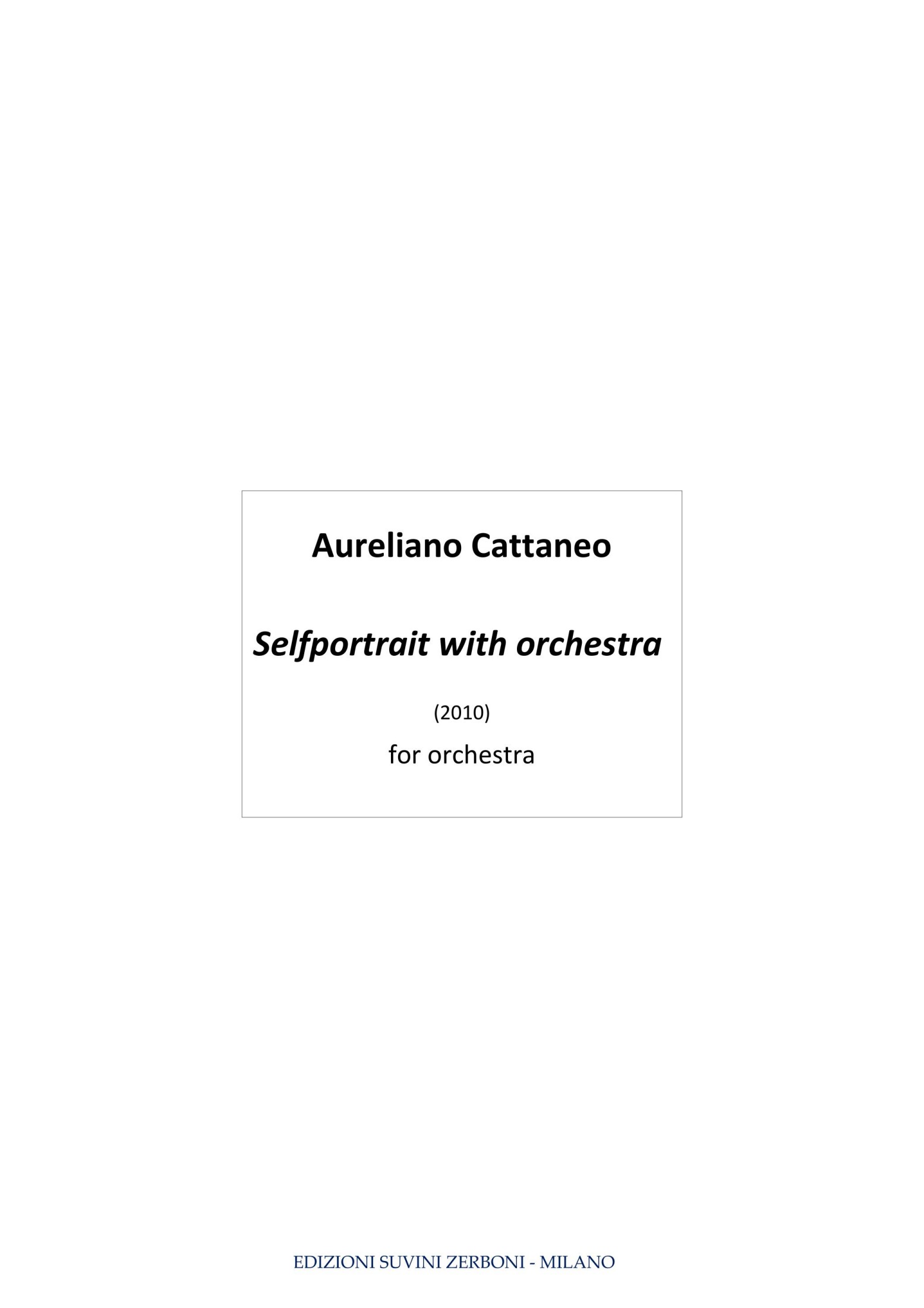 Selfportrait with orchestra