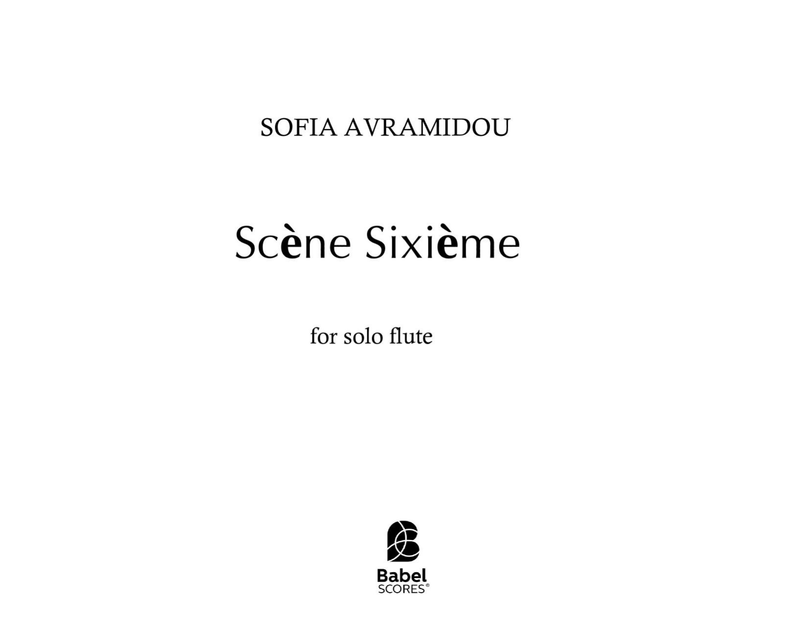 Scène Sixième