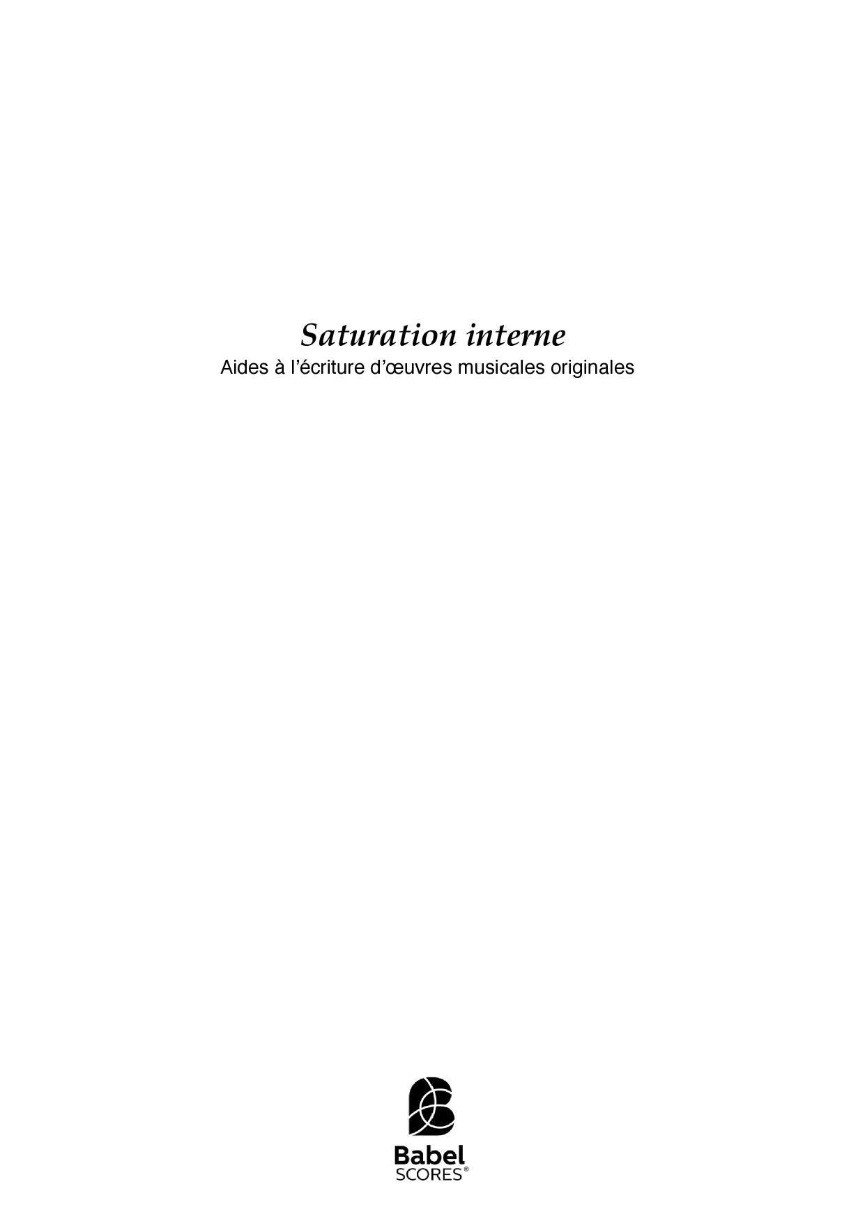Saturation interne