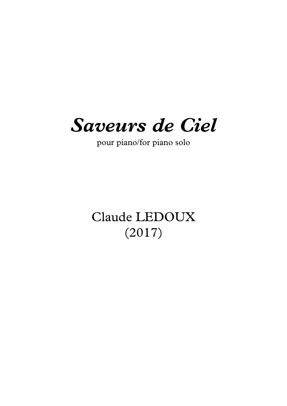 Saveurs de Ciel