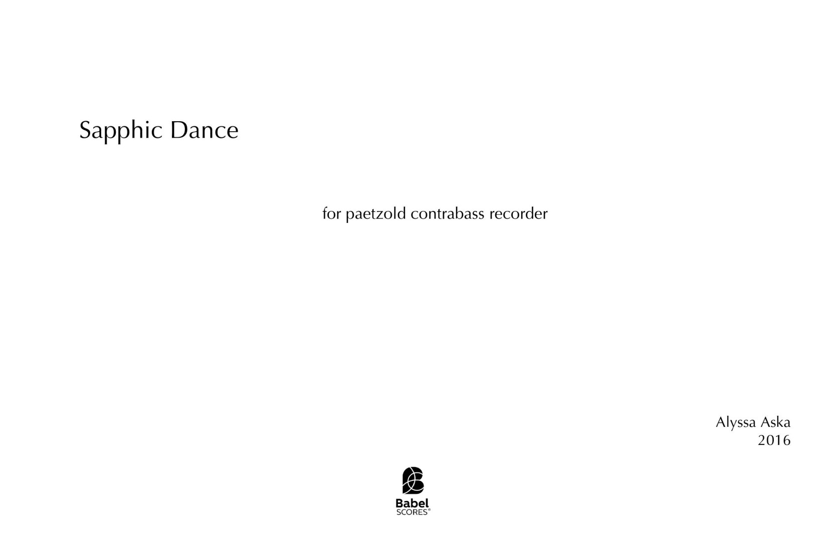 Sapphic Dance