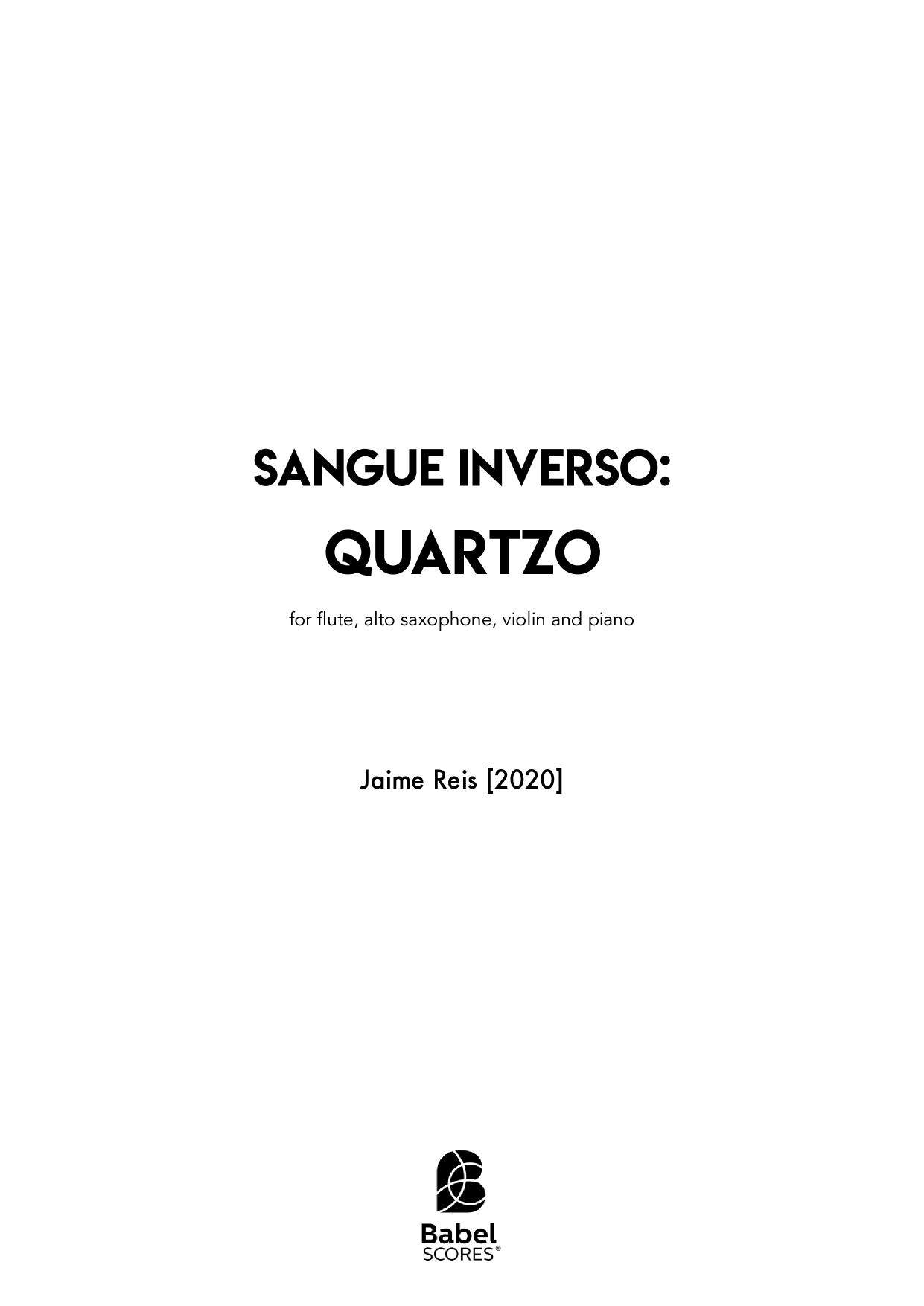 Sangue Inverso：Quartzo (IV) (B)