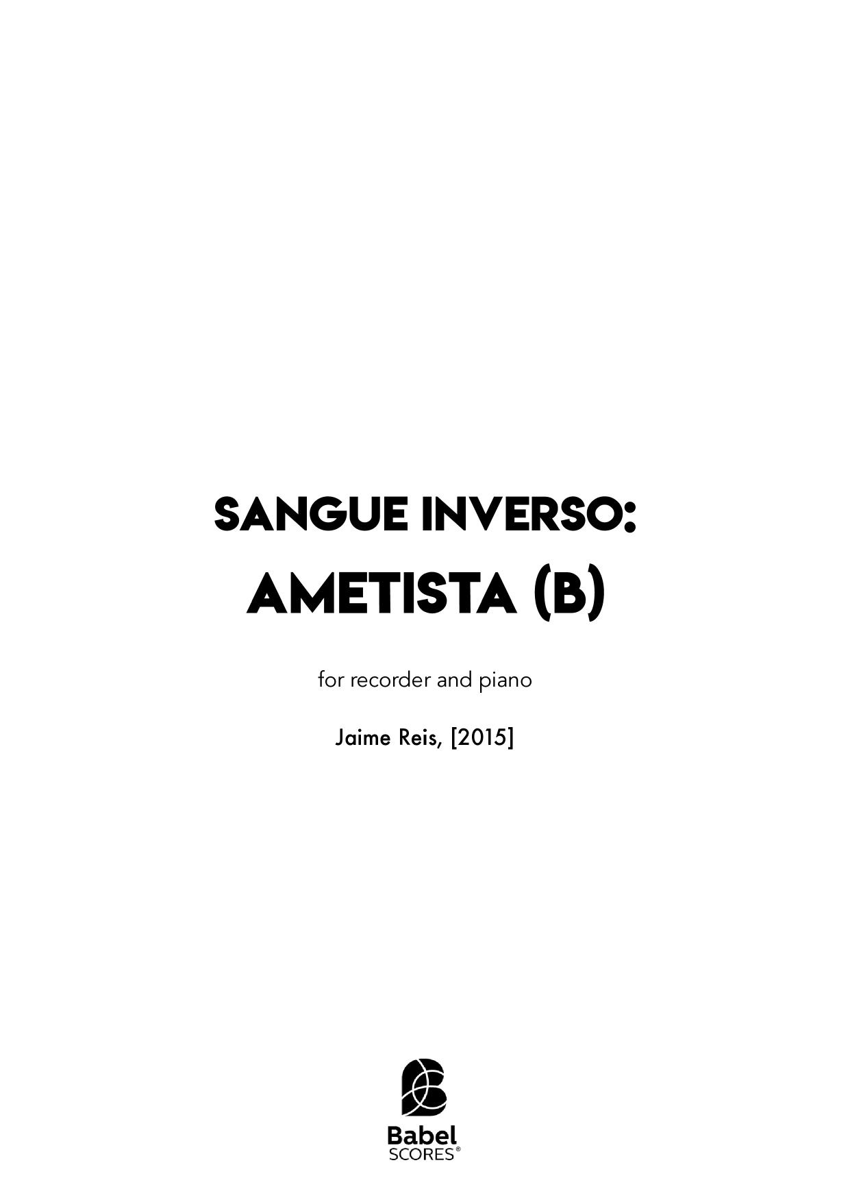 Sangue Inverso：Ametista (II) (B)