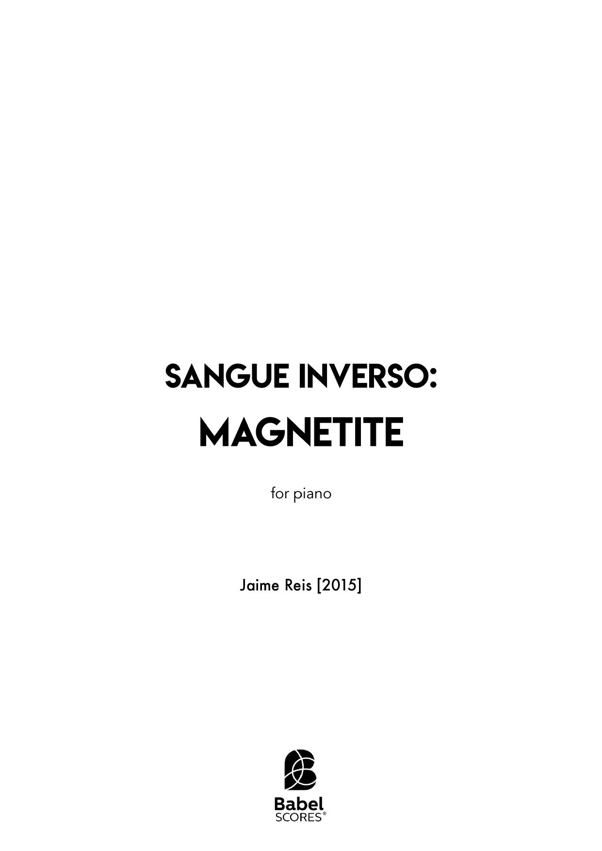 Sangue Inverso：Magnetite (I)