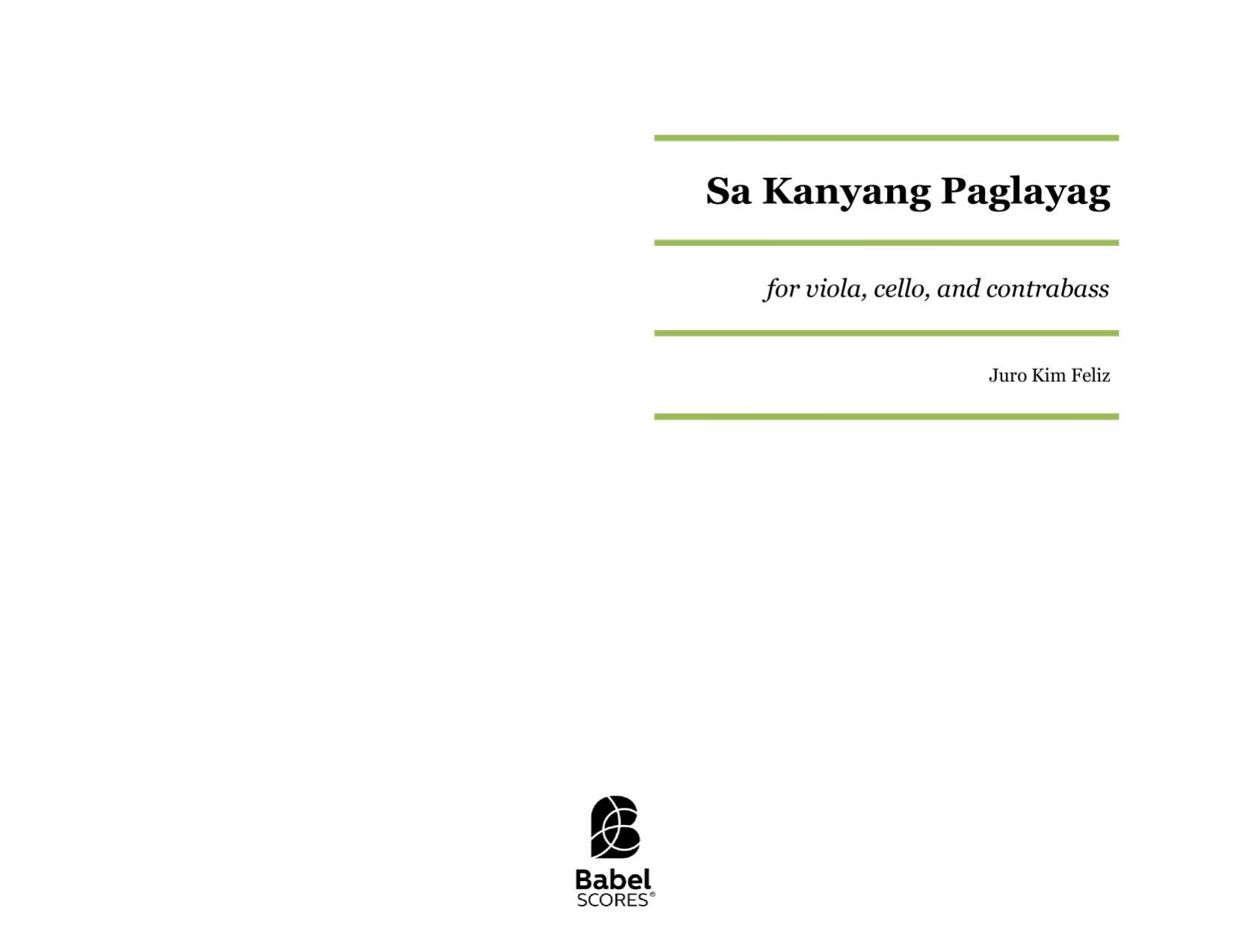 Sa Kanyang Paglayag