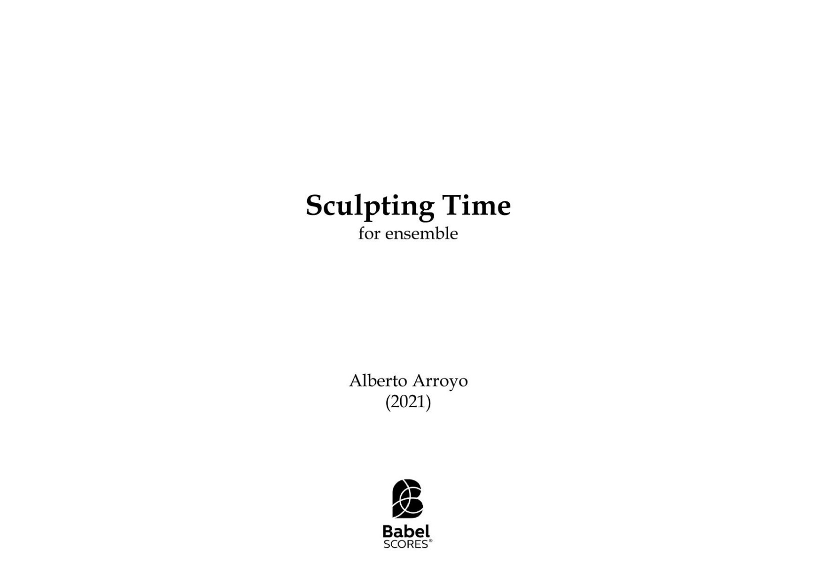 Sculpting Time