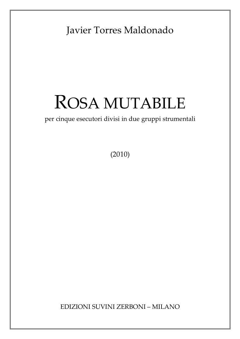 Rosa mutabile