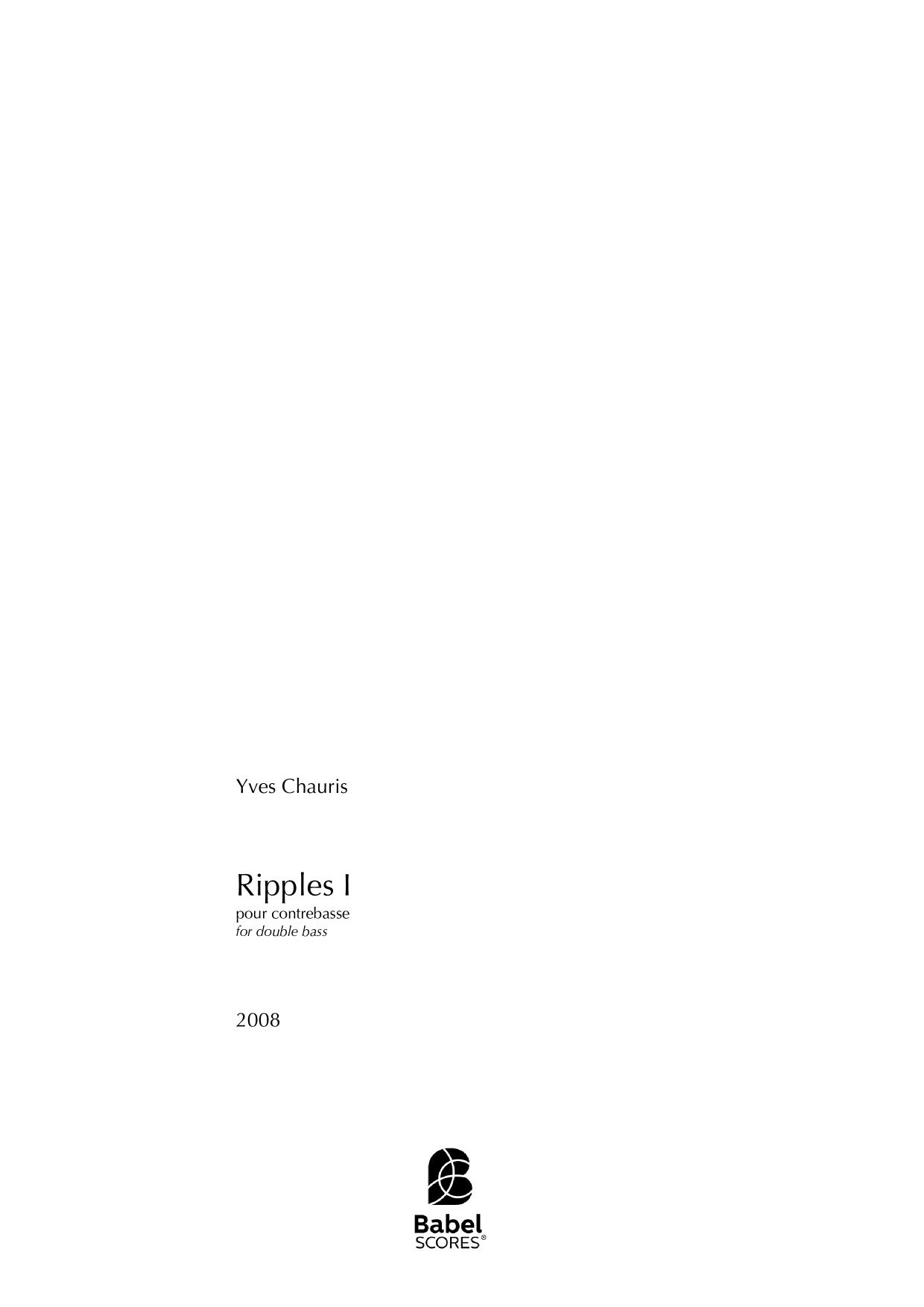 Ripples I