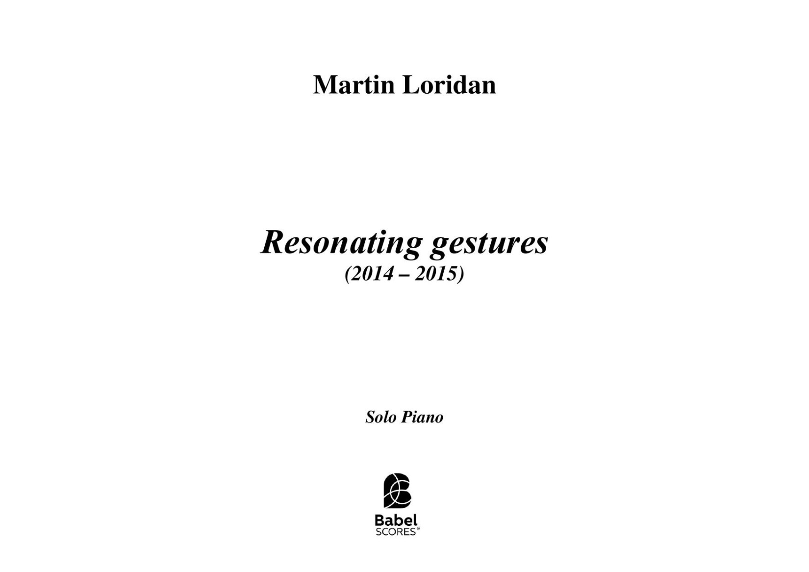 Resonating Gestures