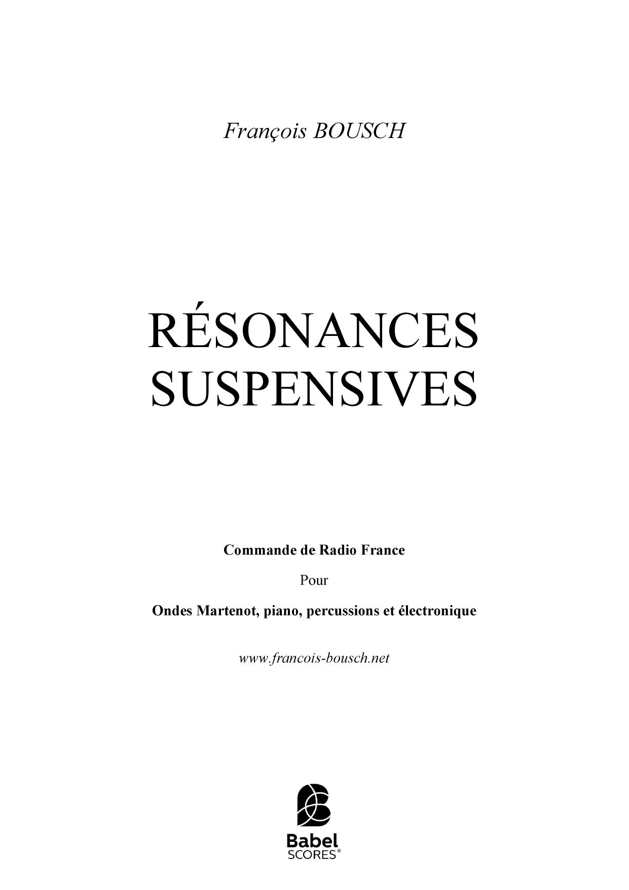 Résonances suspensives