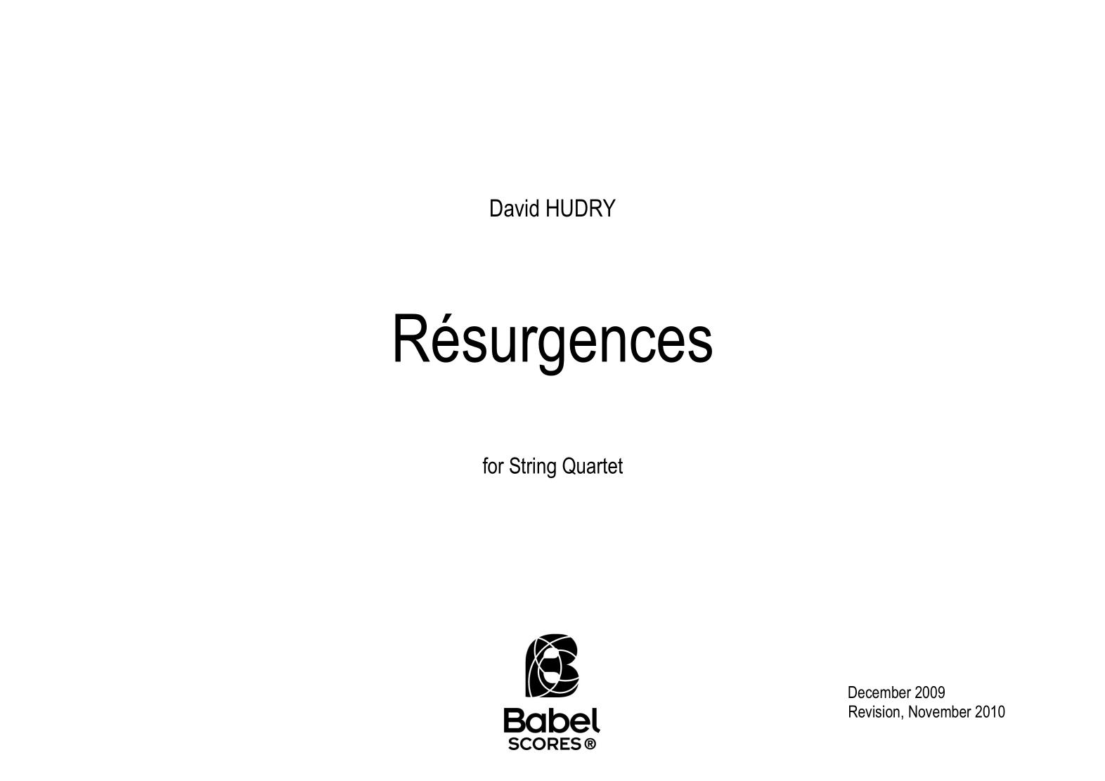 Résurgences